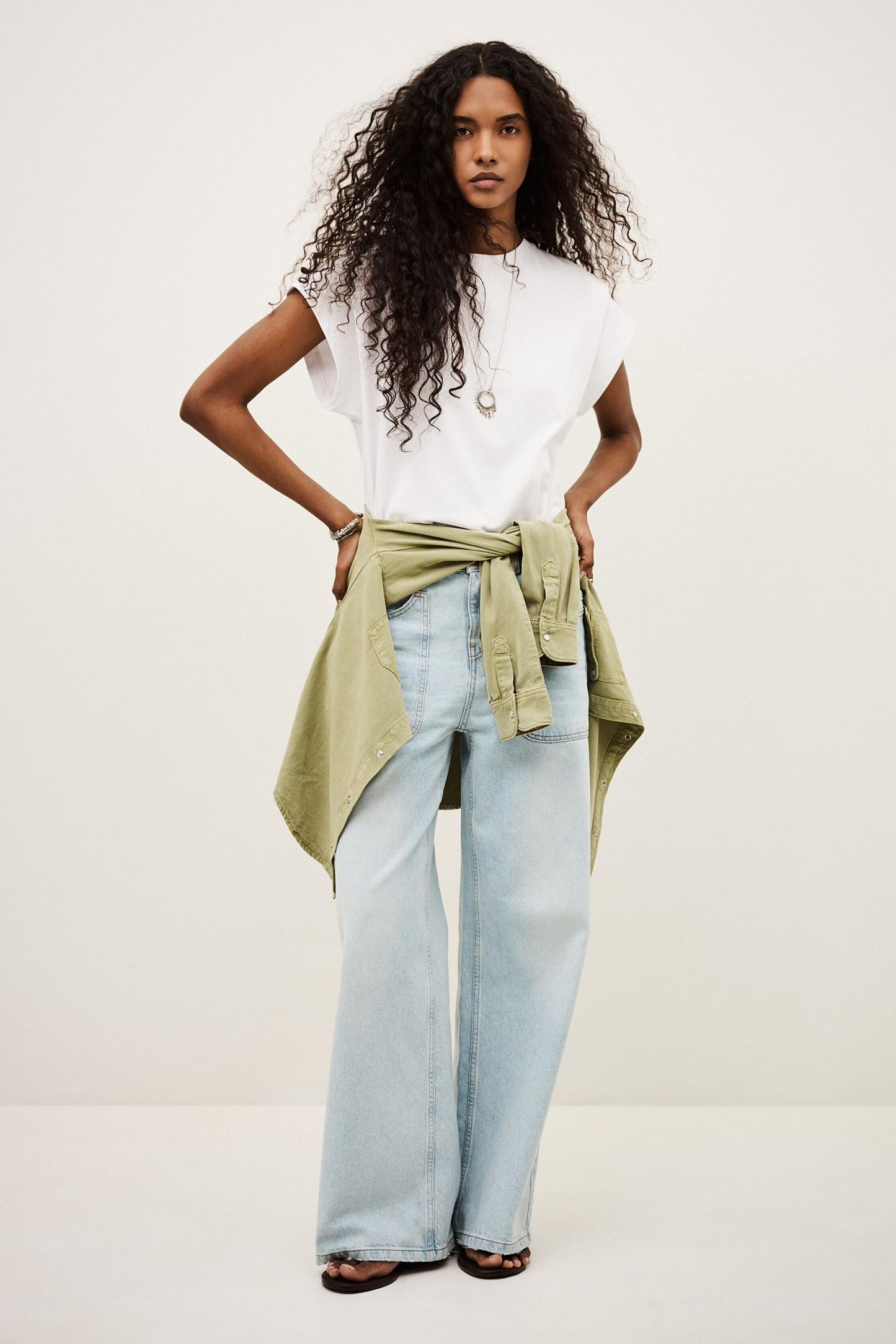 ba&sh Loose T-Shirt Pio White