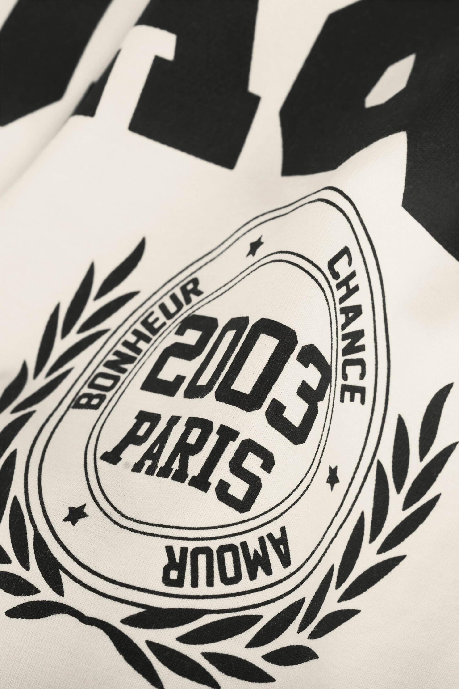 ba&sh College Style T-Shirt Ioni Off-White