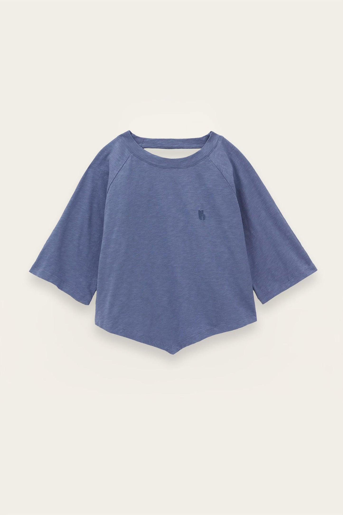 ba&sh Cotton T-Shirt Vany Blue