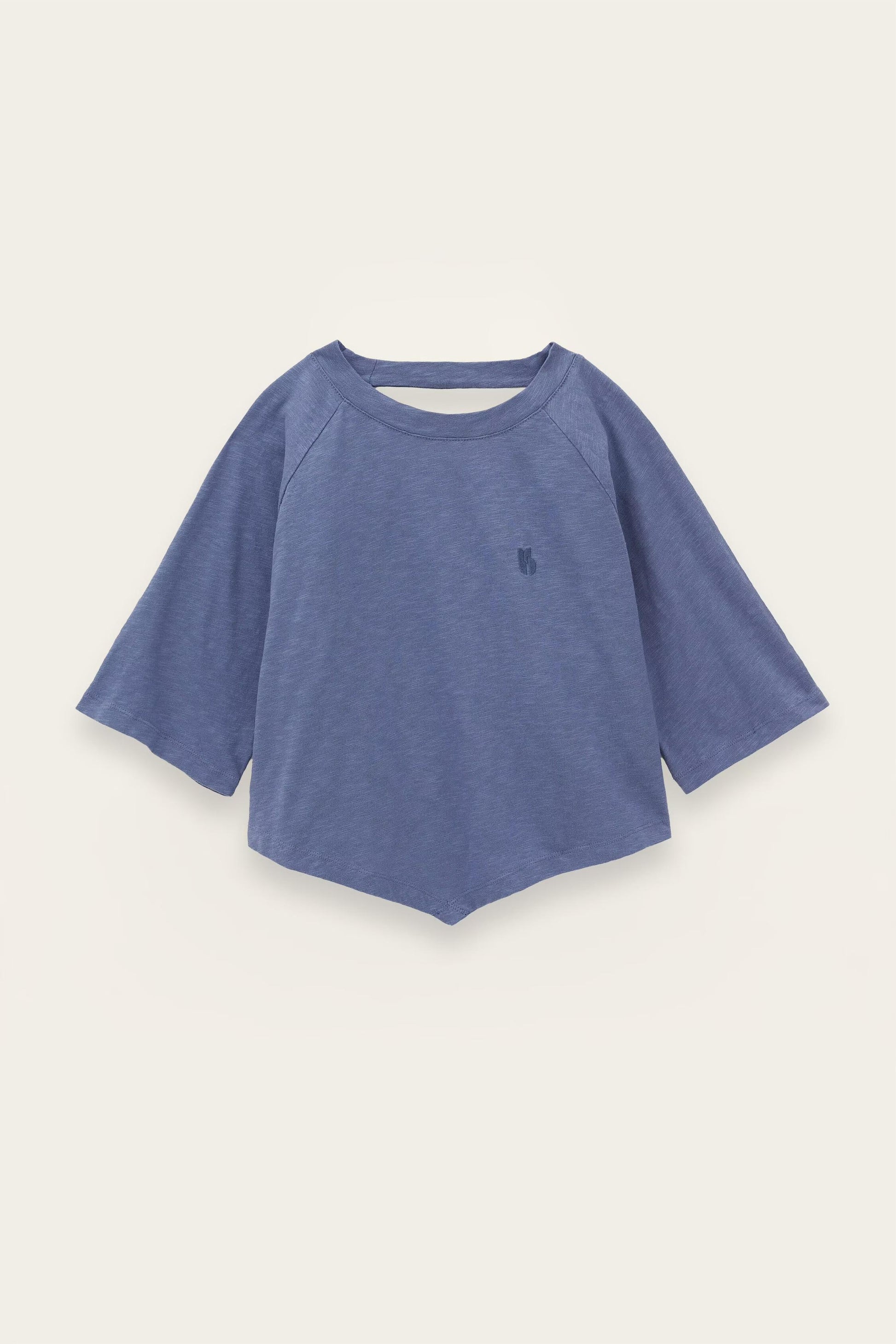ba&sh Cotton T-Shirt Vany Blue