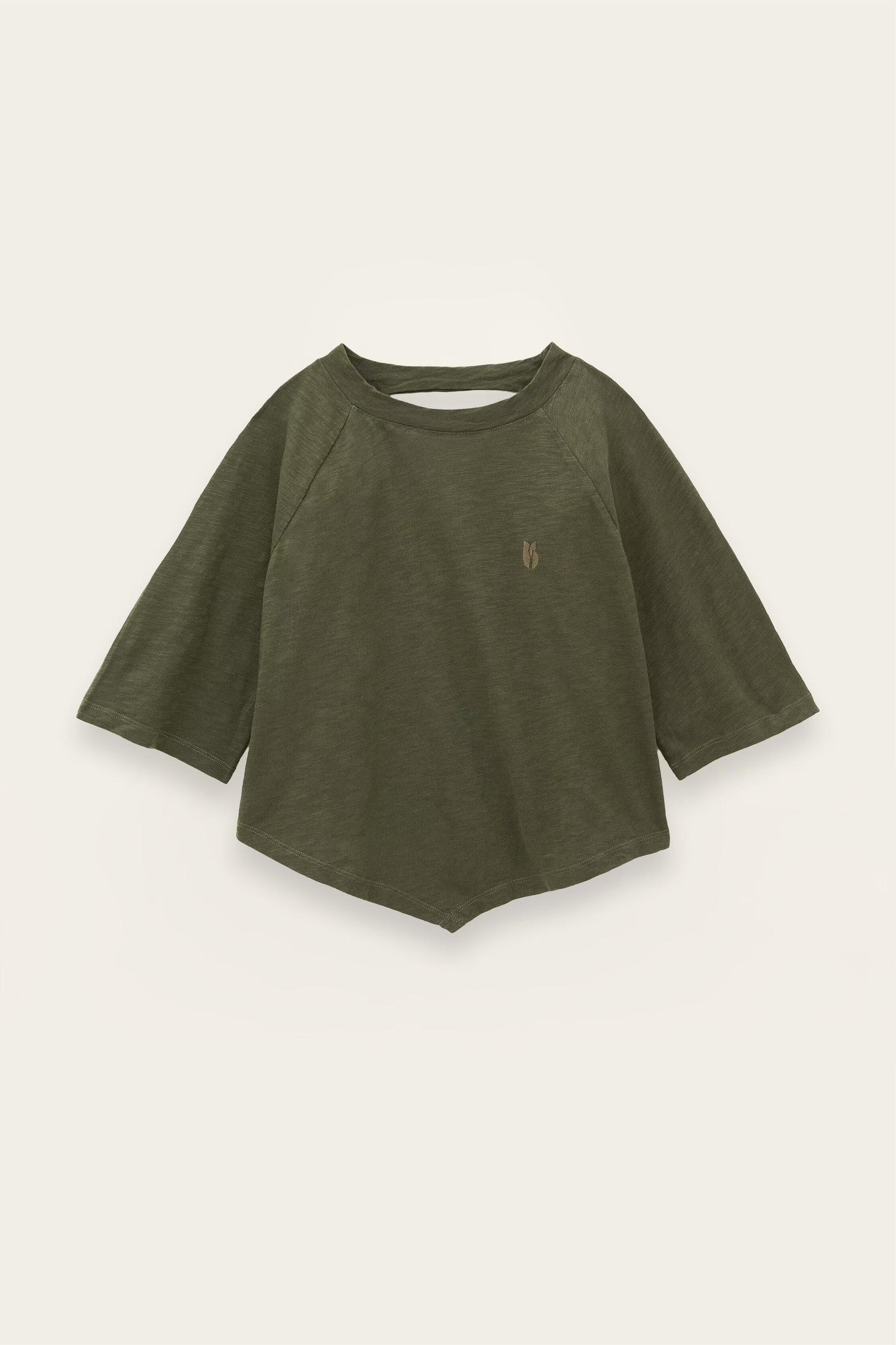 ba&sh Cotton T-Shirt Vany Green