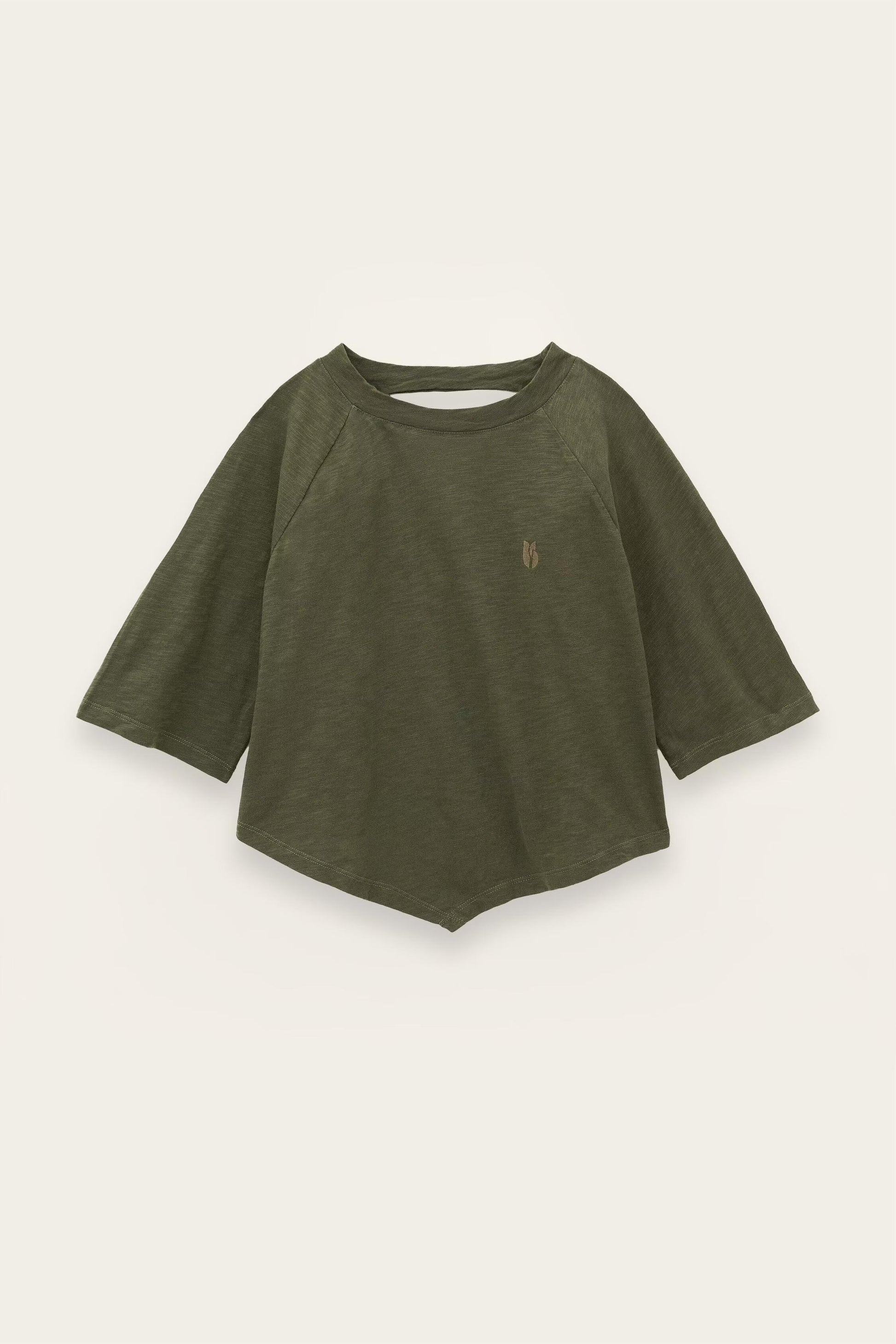 ba&sh Cotton T-Shirt Vany Green
