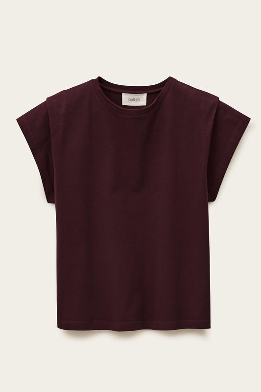ba&sh Short-Sleeve T-Shirt Pio Red
