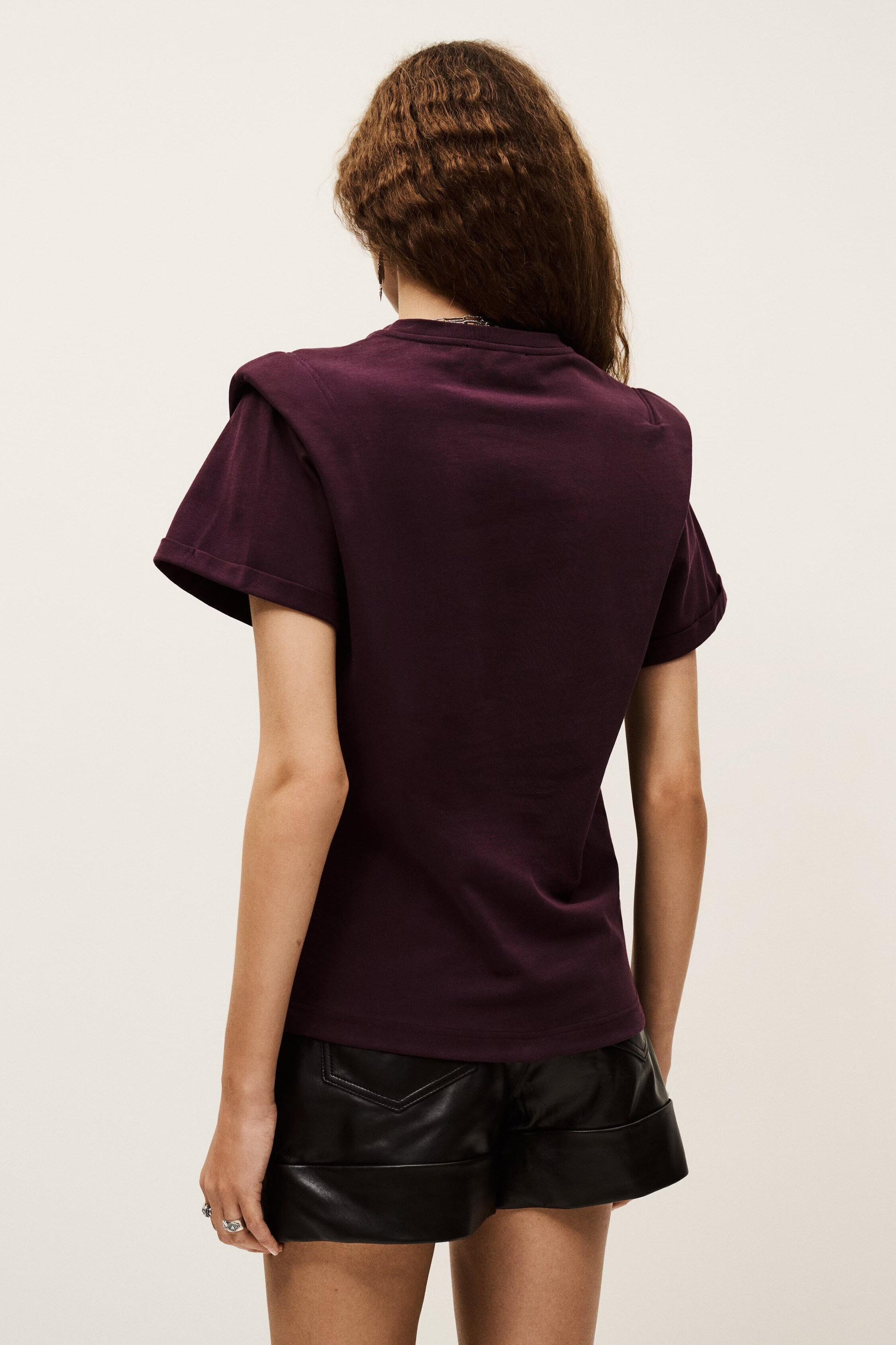 ba&sh Short-Sleeve T-Shirt Pio Red