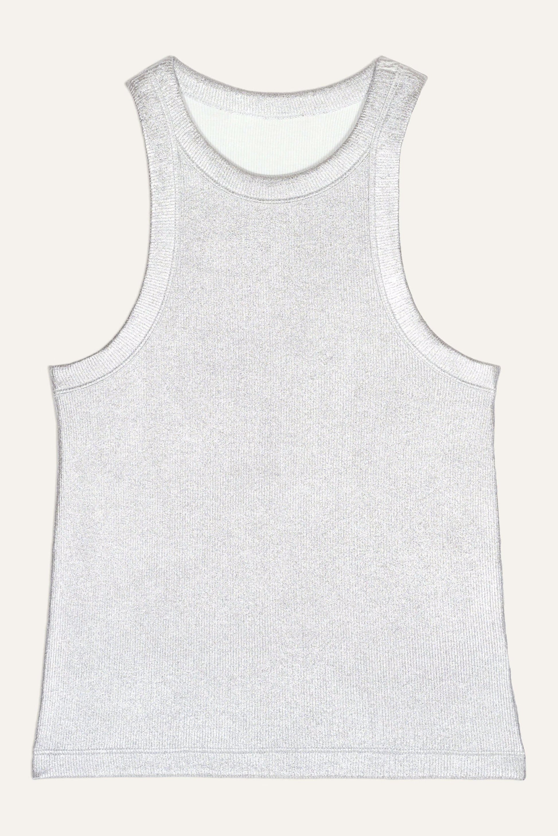 ba&sh Sleeveless Top Shadey Gray
