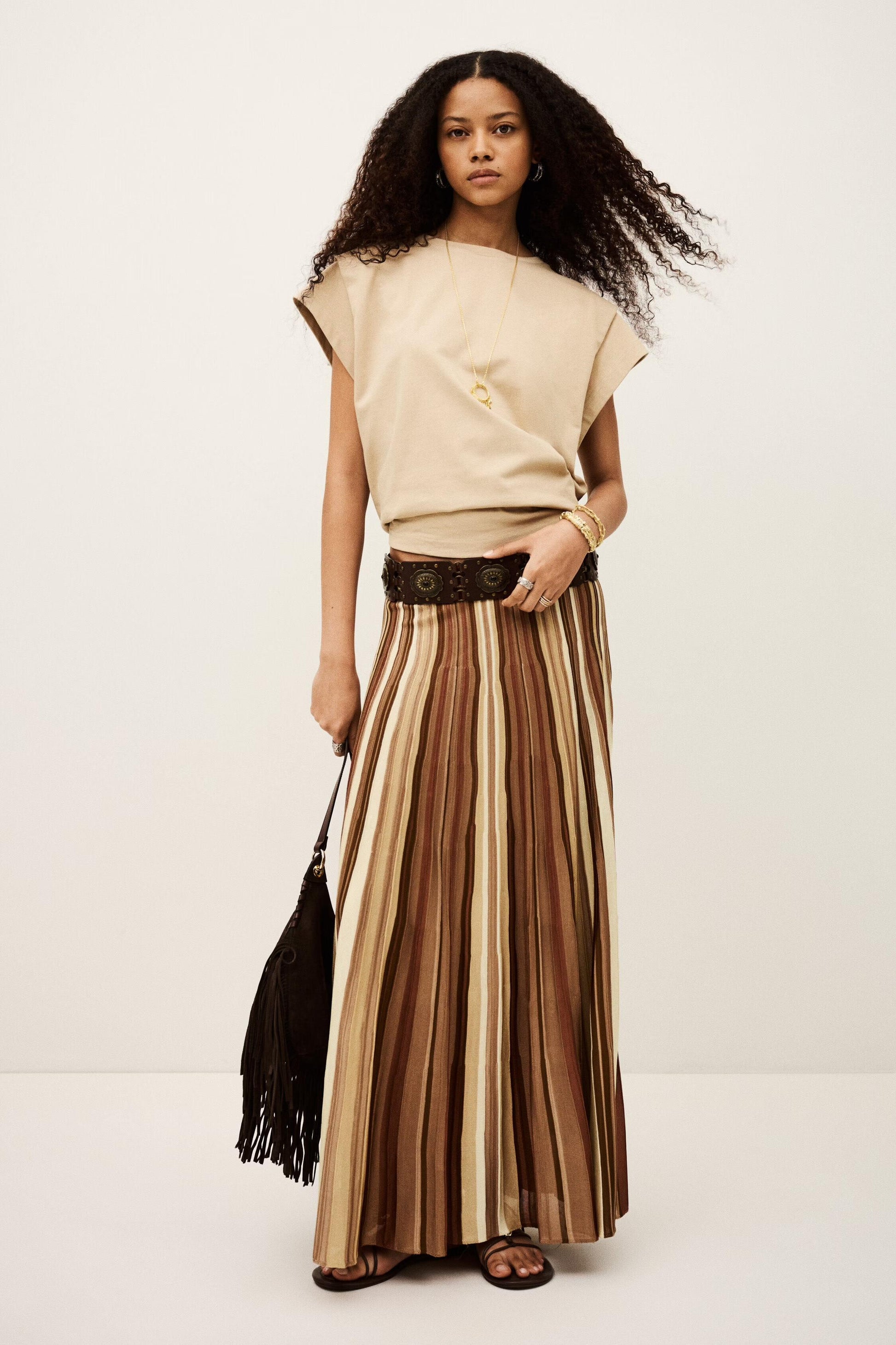 ba&sh Maxi Skirt Rima Multicolored
