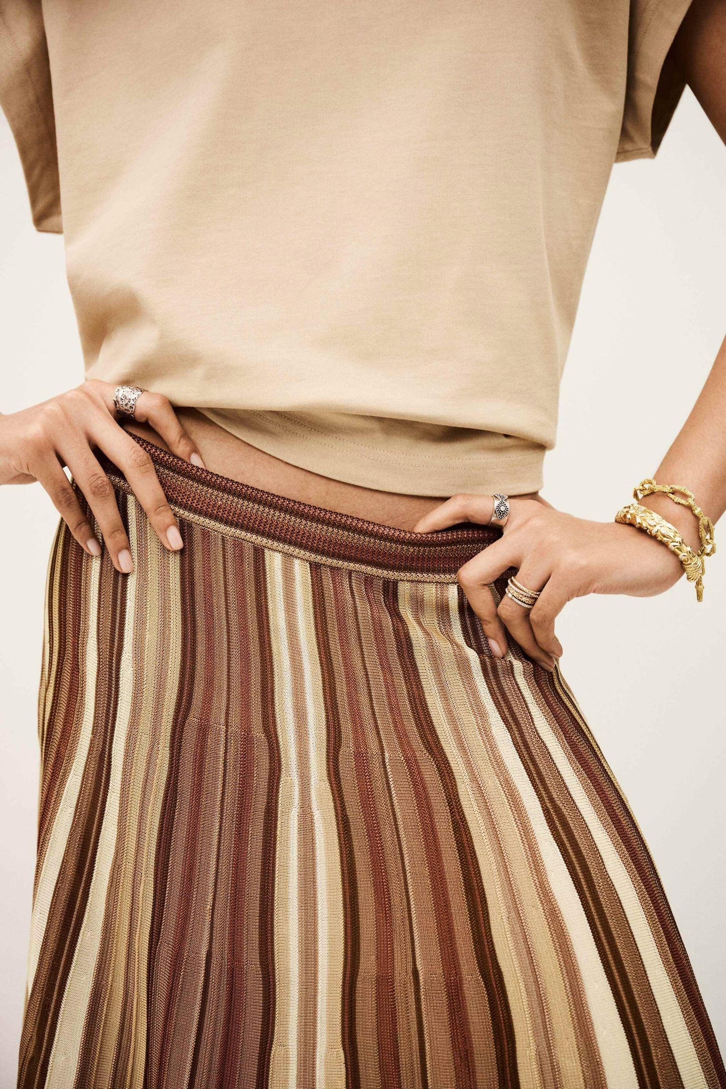 ba&sh Maxi Skirt Rima Multicolored