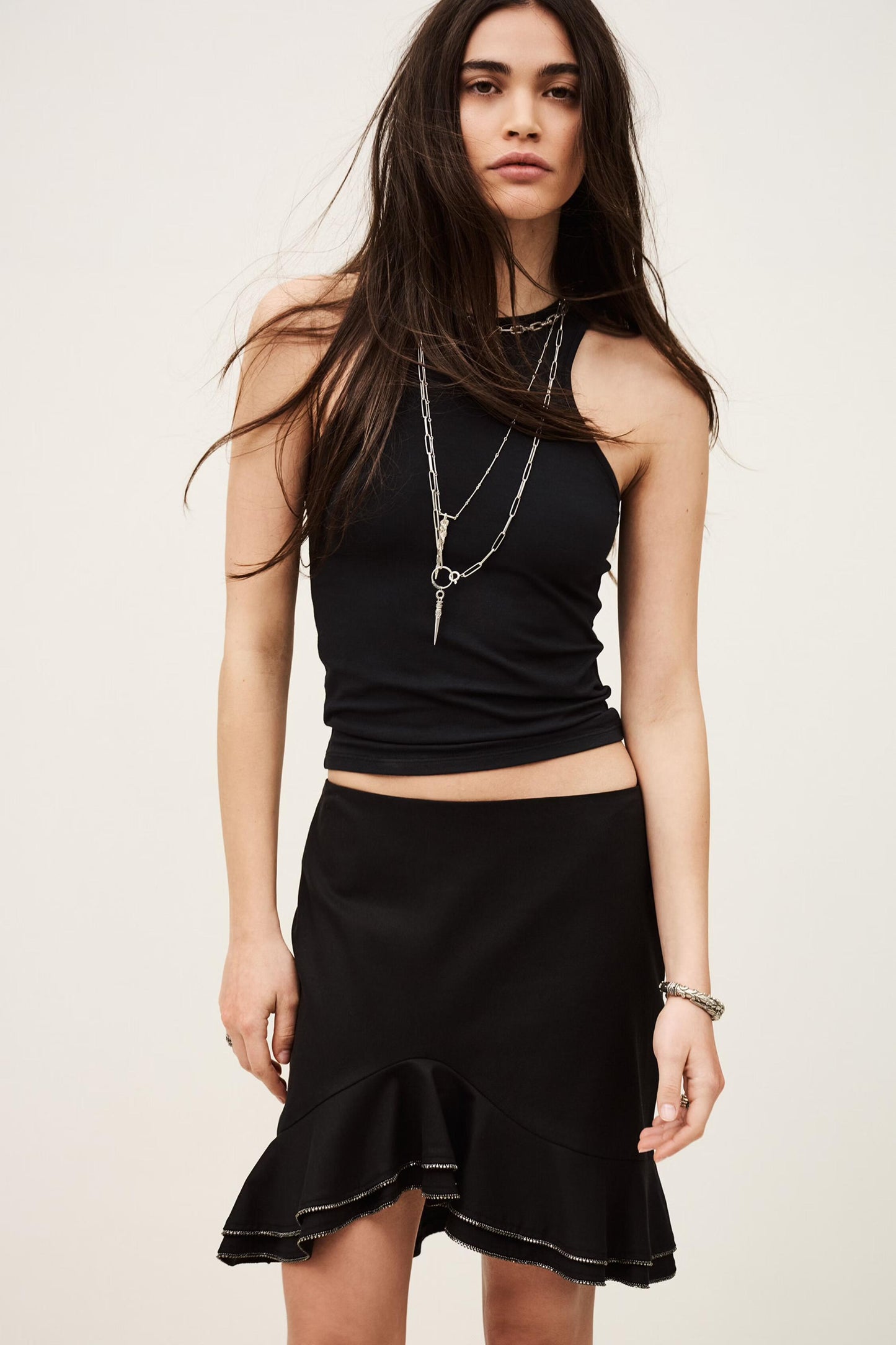 ba&sh Skirt Salma Black
