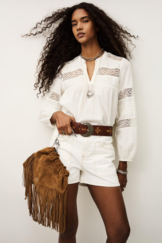 ba&sh Cargo Shorts Bevy Off-White