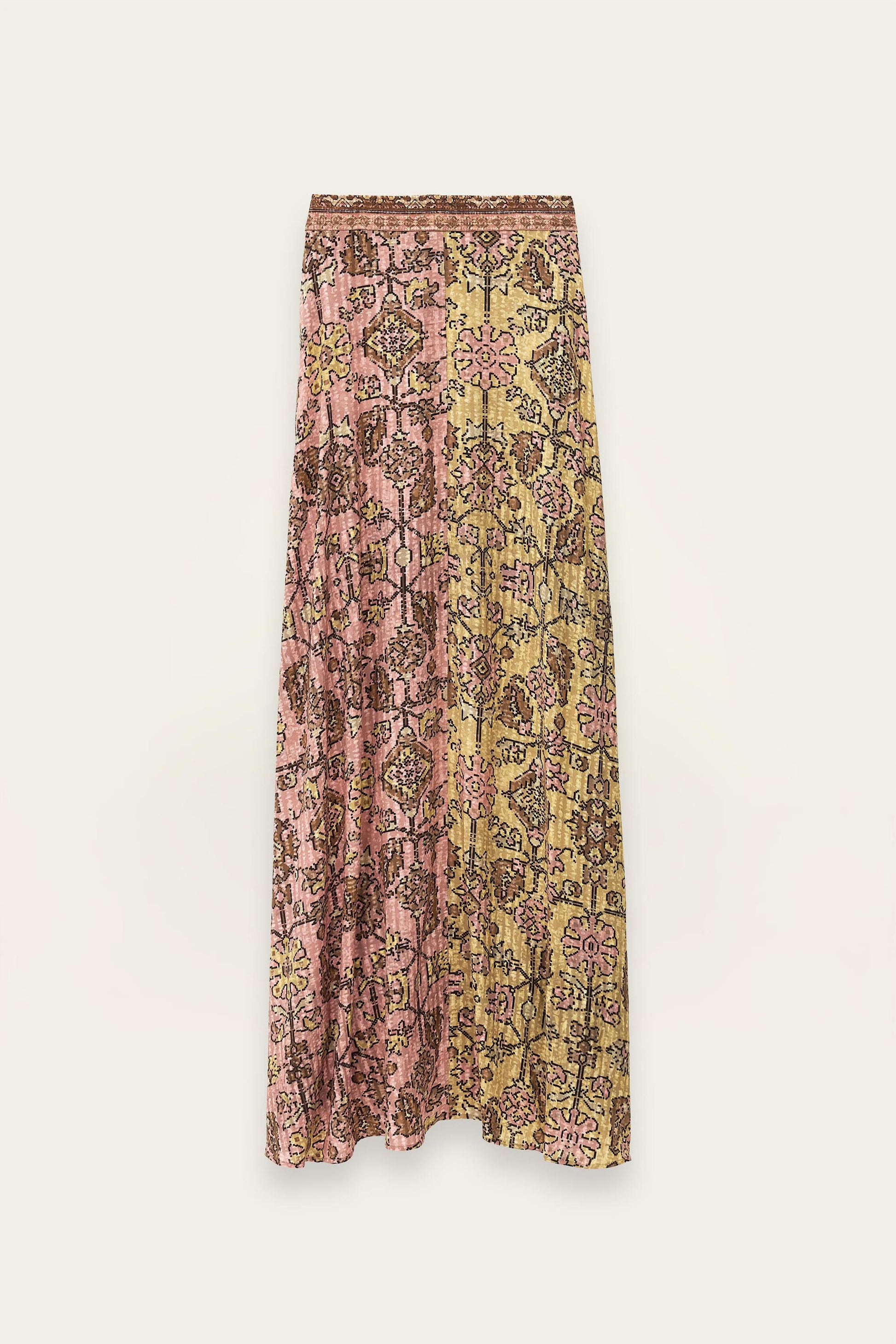ba&sh Midi Skirt Pario Yellow