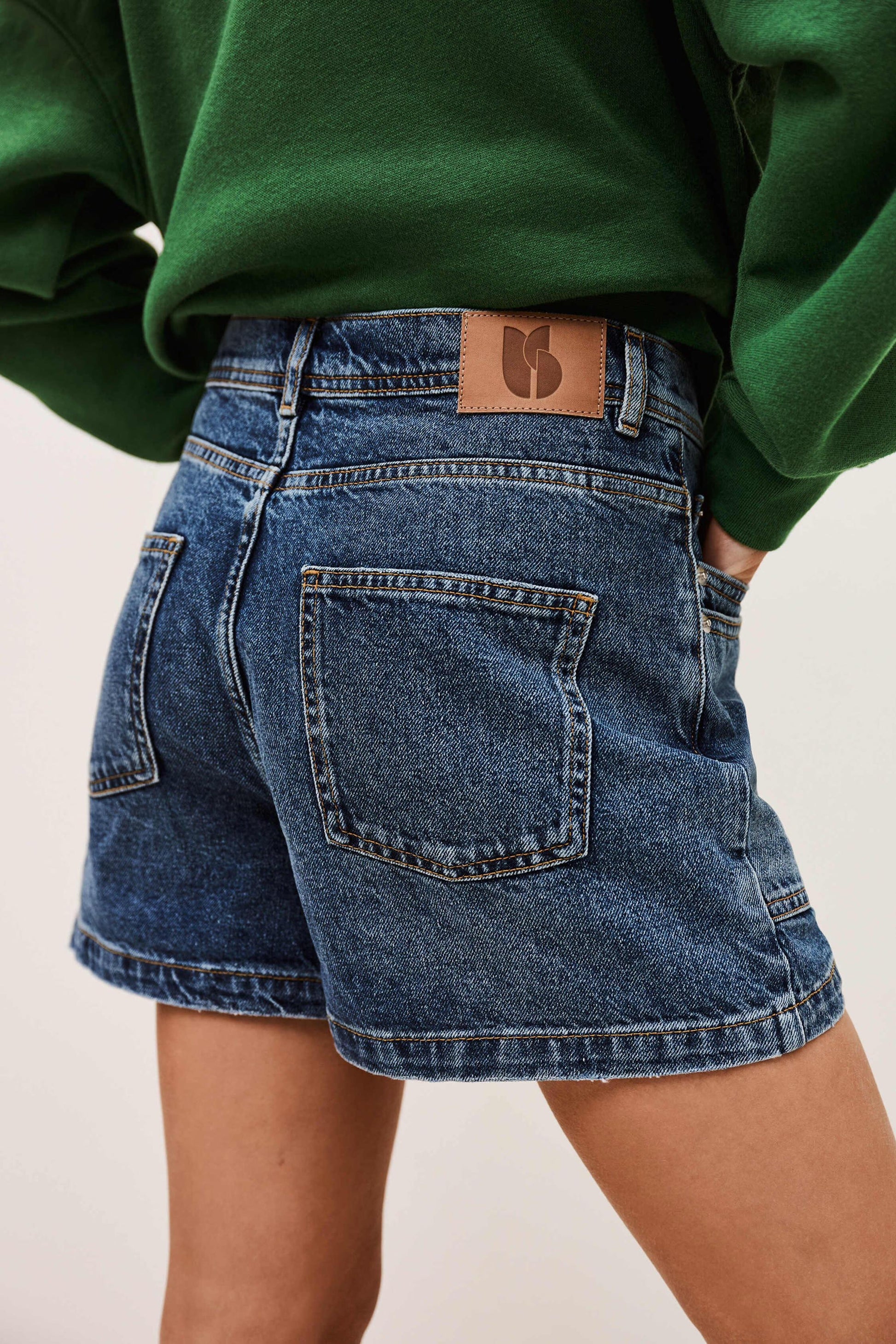 ba&sh Cargo Shorts Zevy Blue
