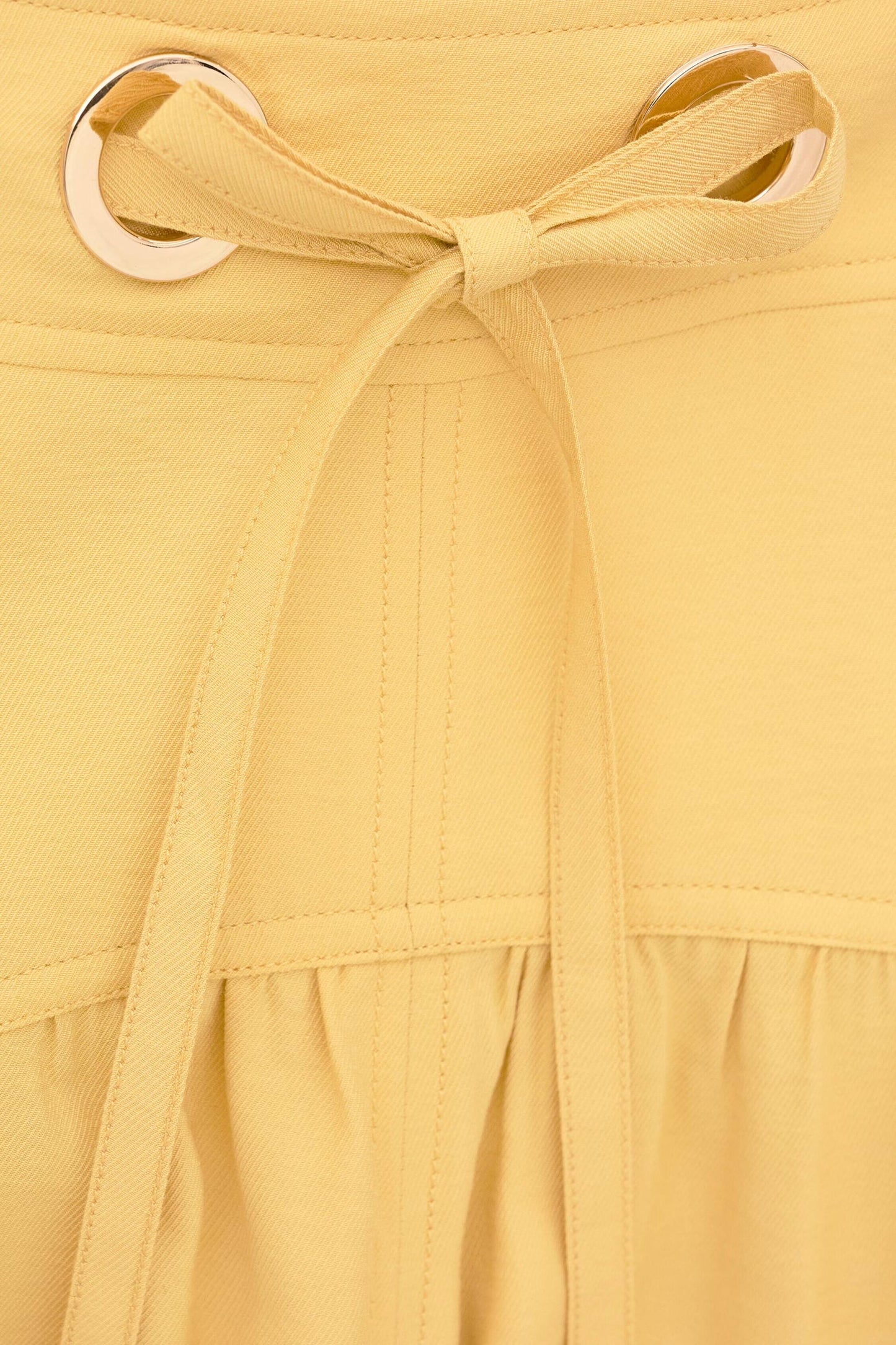 ba&sh Midi Skirt Donia Yellow