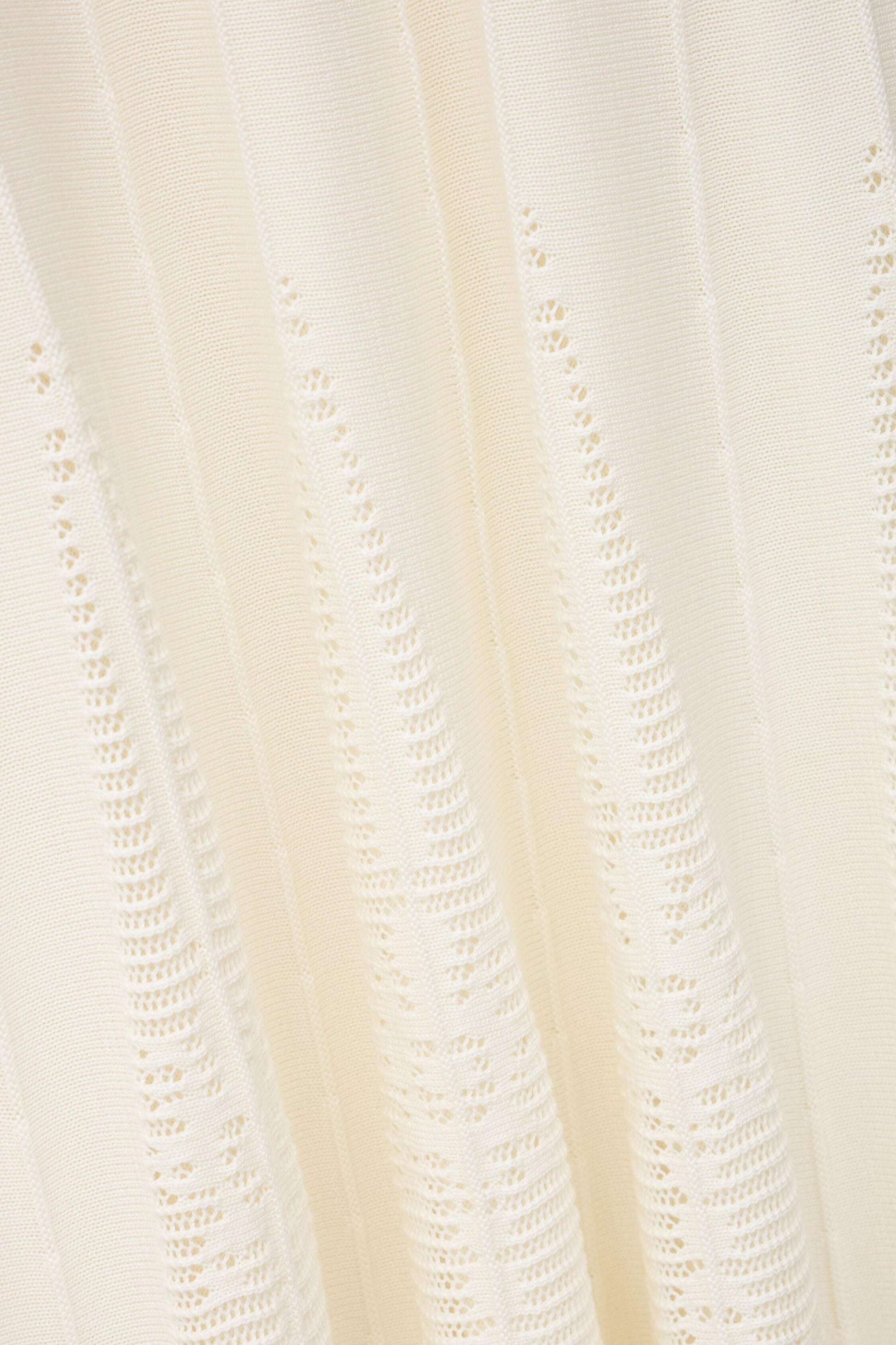 ba&sh Knit Maxi Skirt Serta Off-White