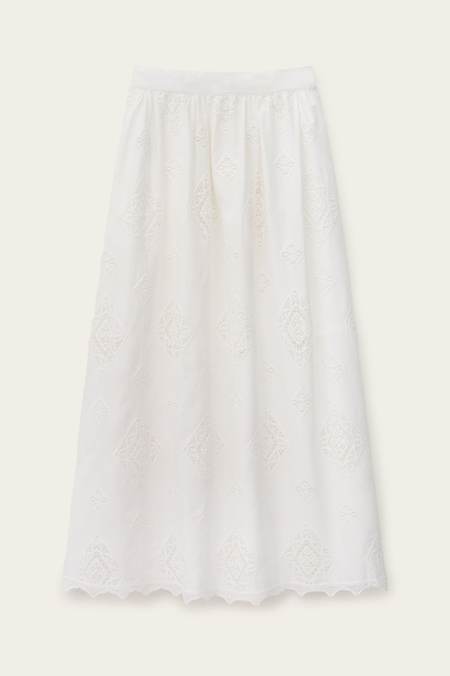 ba&sh Maxi Skirt Mona Off-White