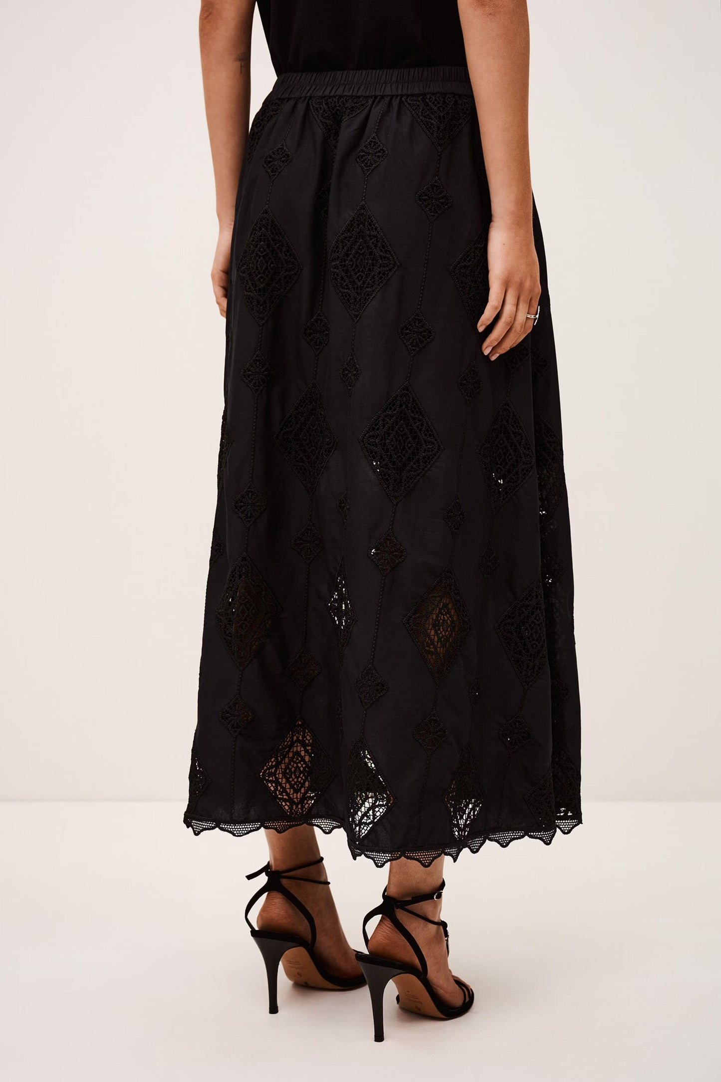 ba&sh Maxi Skirt Mona Black