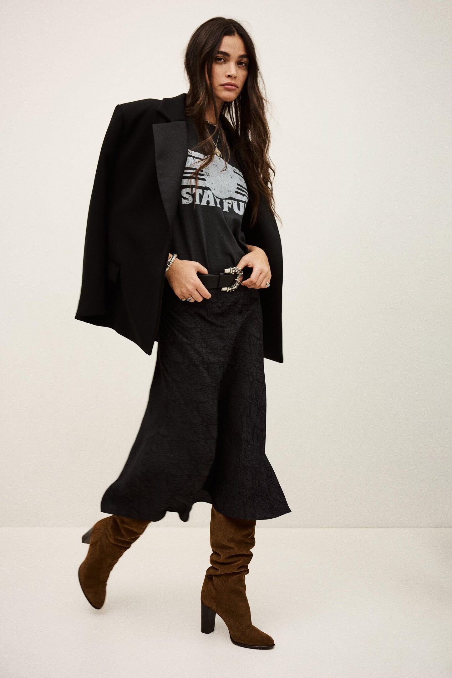 ba&sh Skirt Rista Black