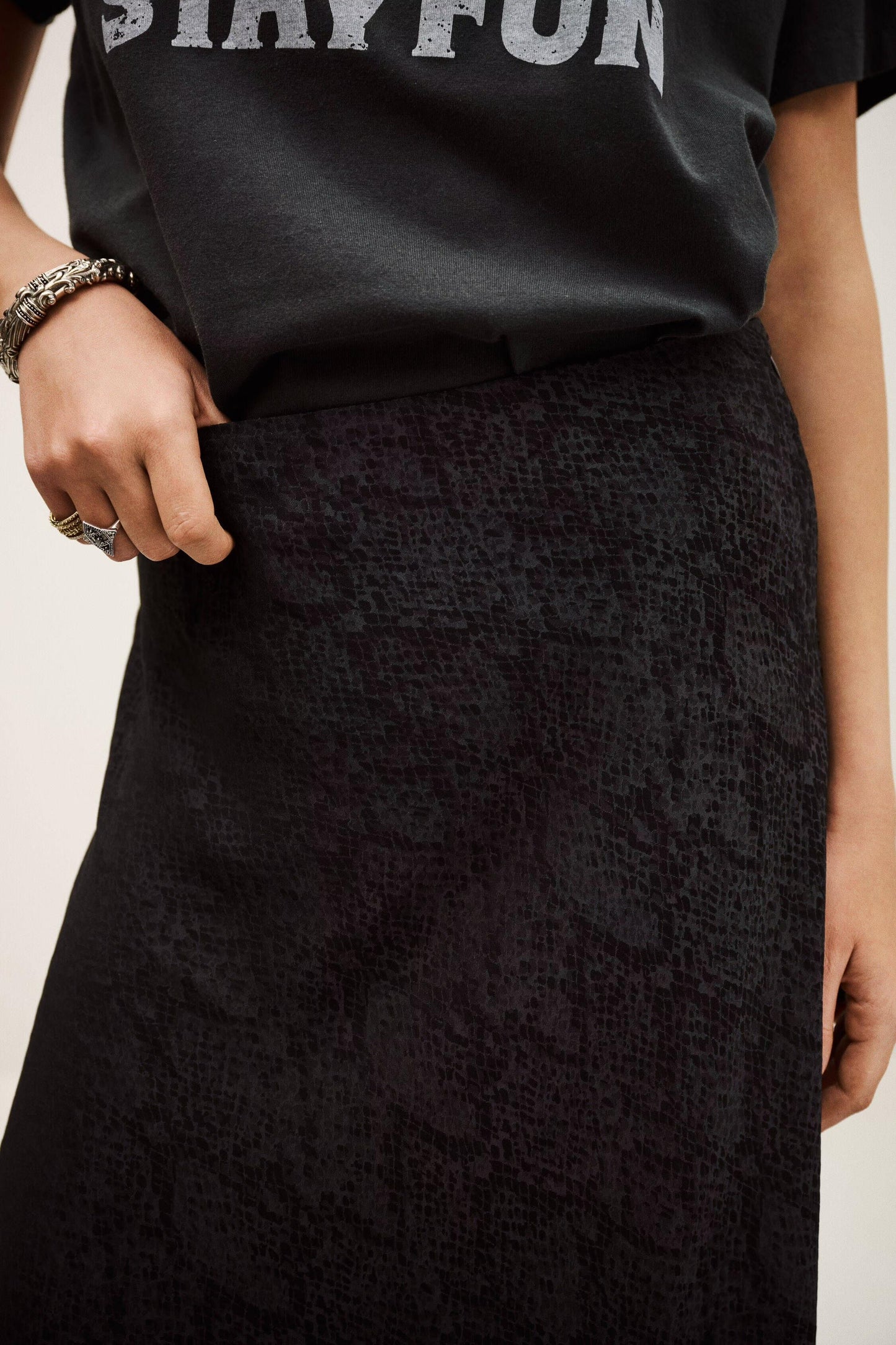 ba&sh Skirt Rista Black