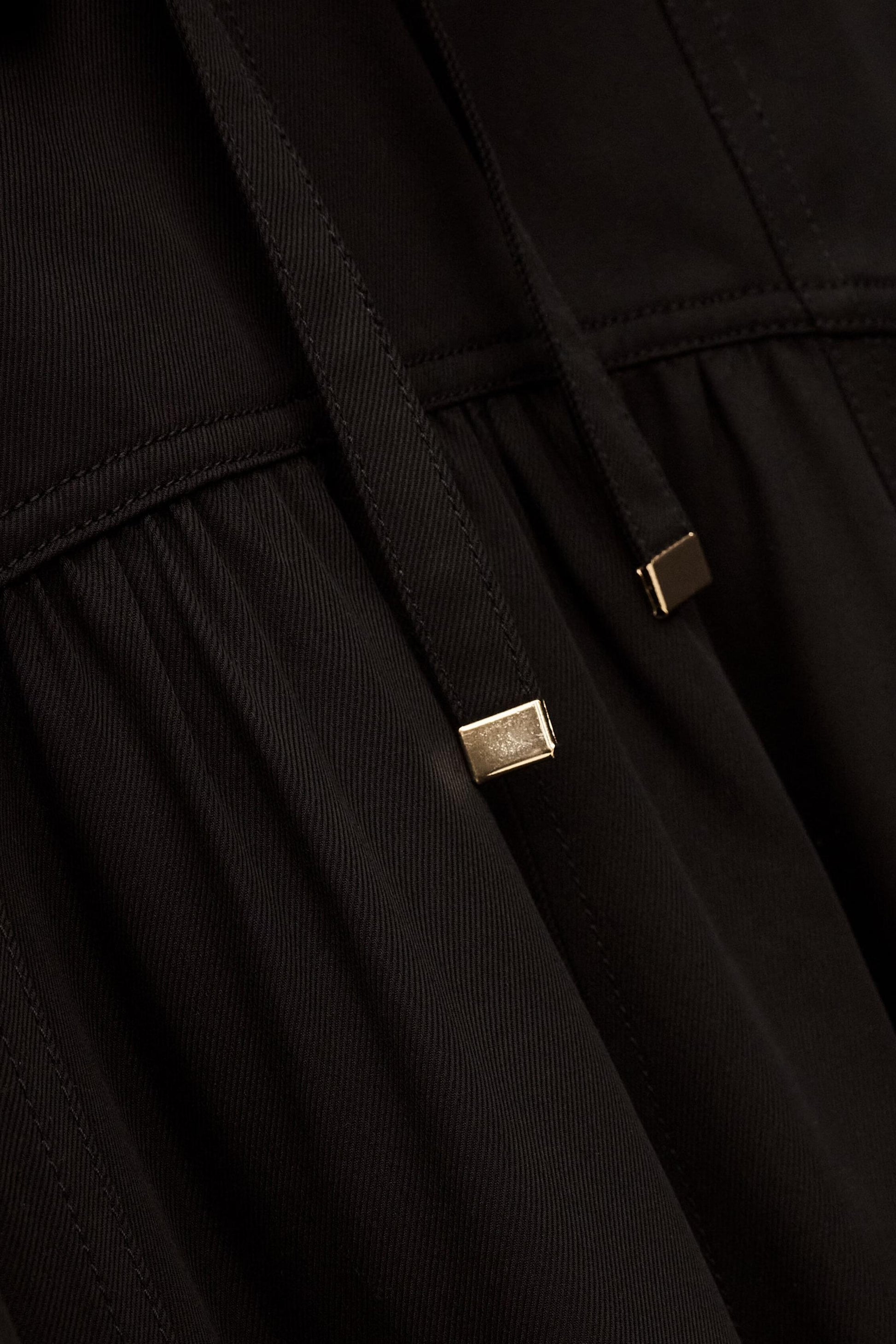 ba&sh Waisted Midi Skirt Ponia Black