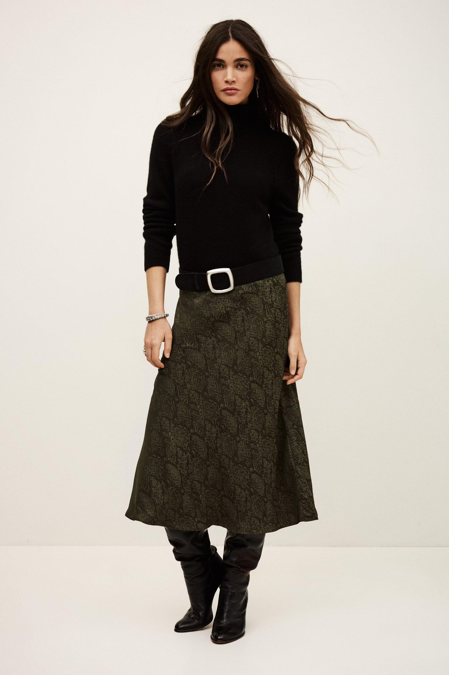 ba&sh Skirt Rista Green