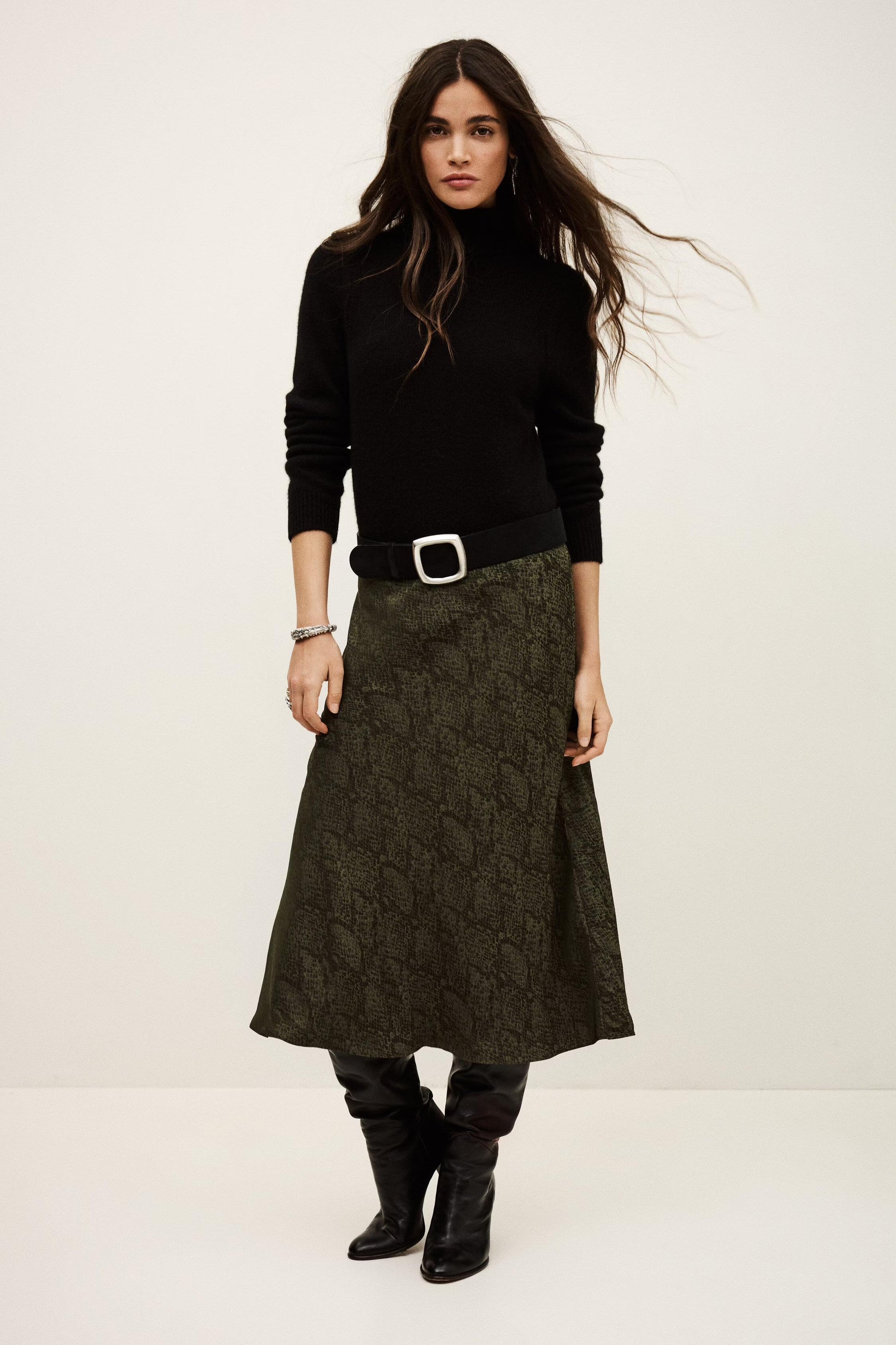 ba&sh Skirt Rista Green
