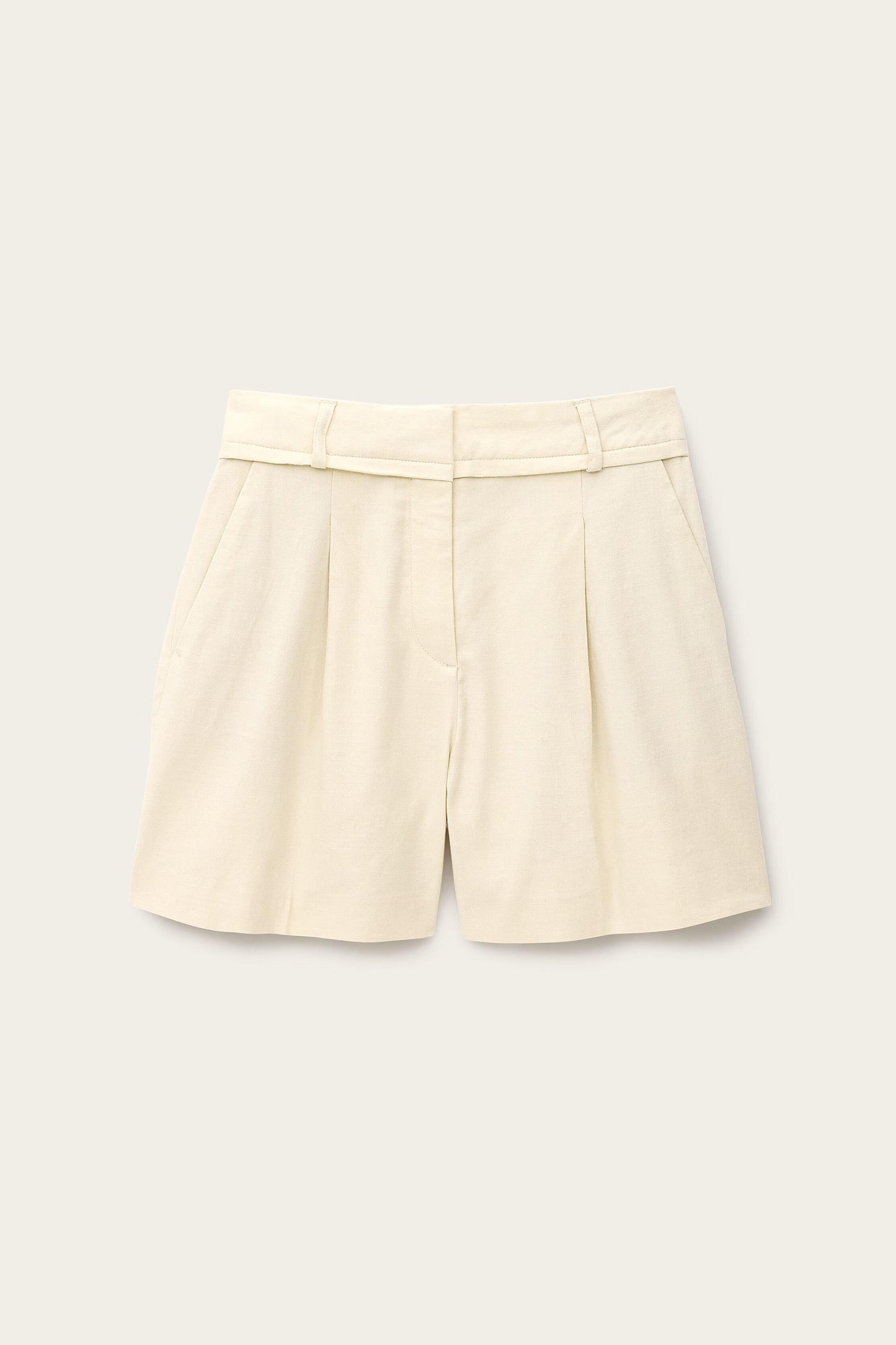 ba&sh Tailored Shorts Cilo Yellow