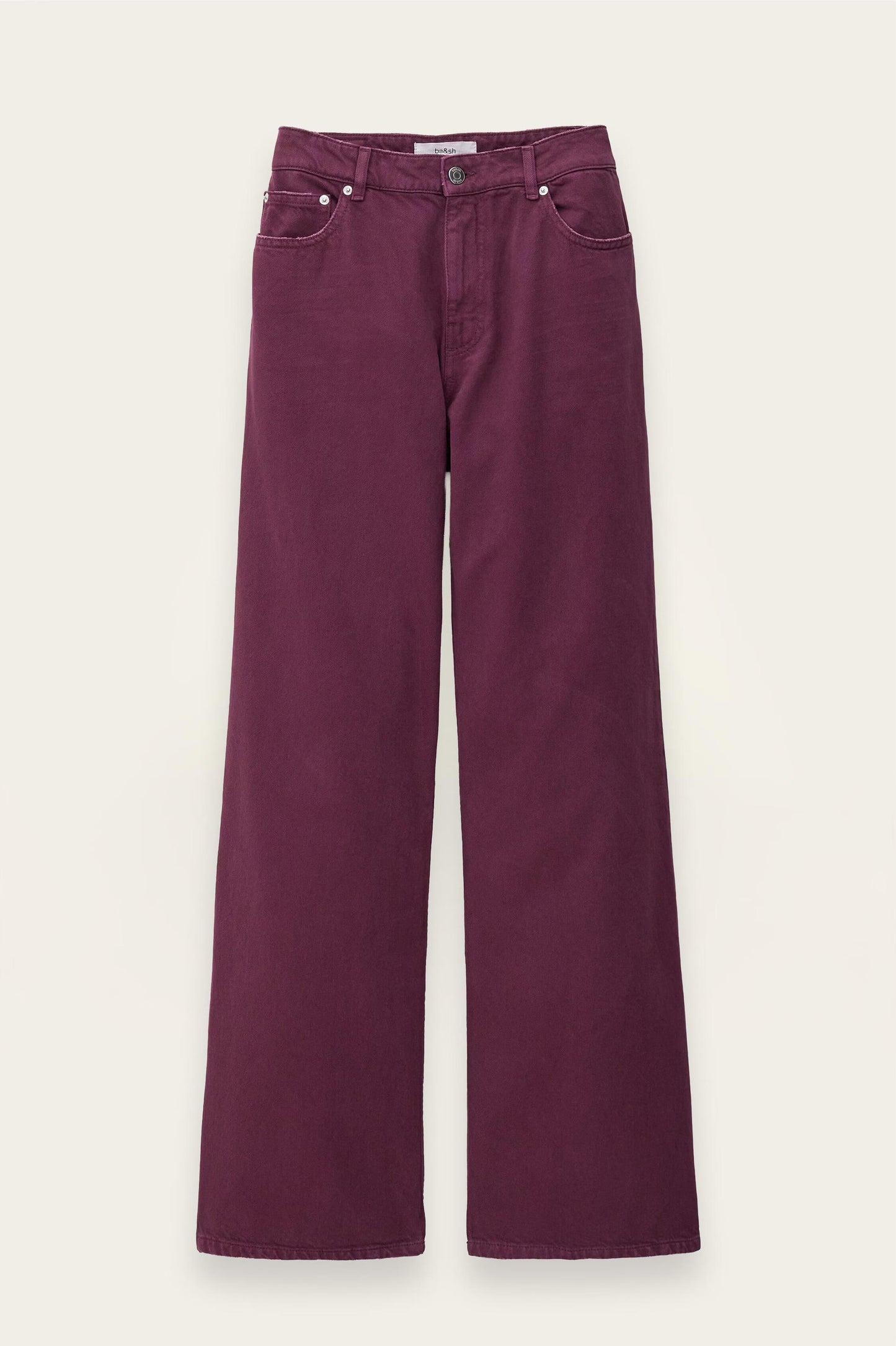 ba&sh Wide-Leg Jeans Boney Purple