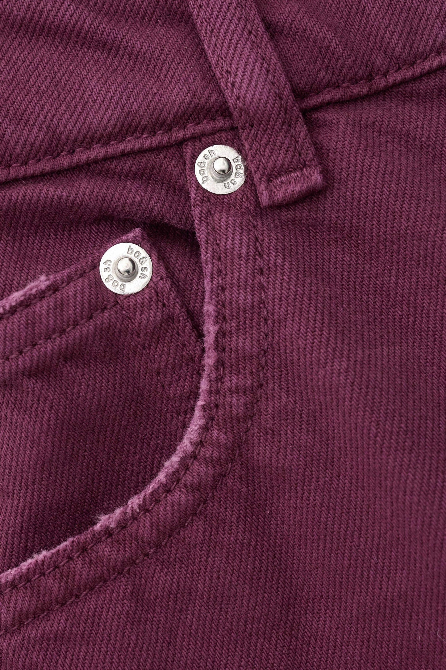 ba&sh Wide-Leg Jeans Boney Purple