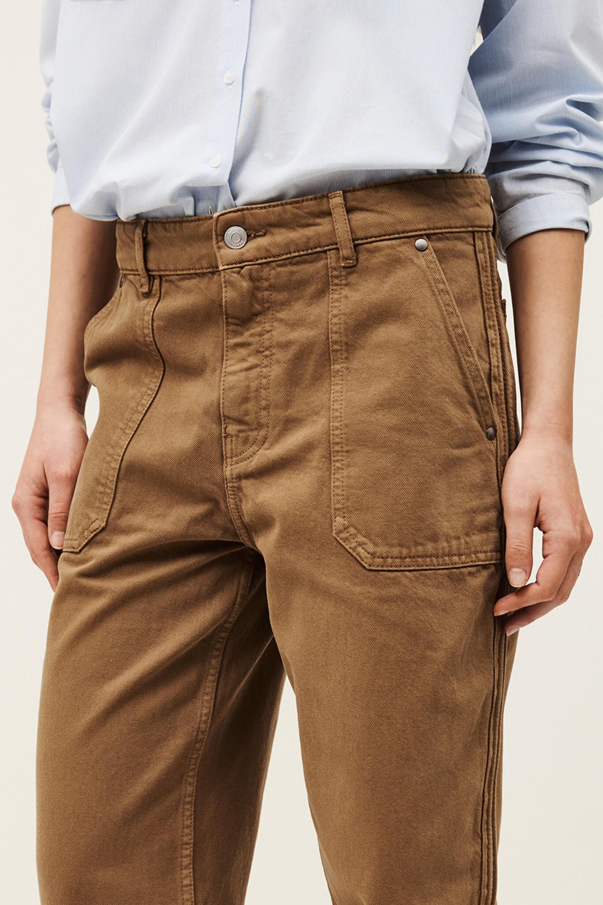 ba&sh Carrot Leg Pants Cali Brown