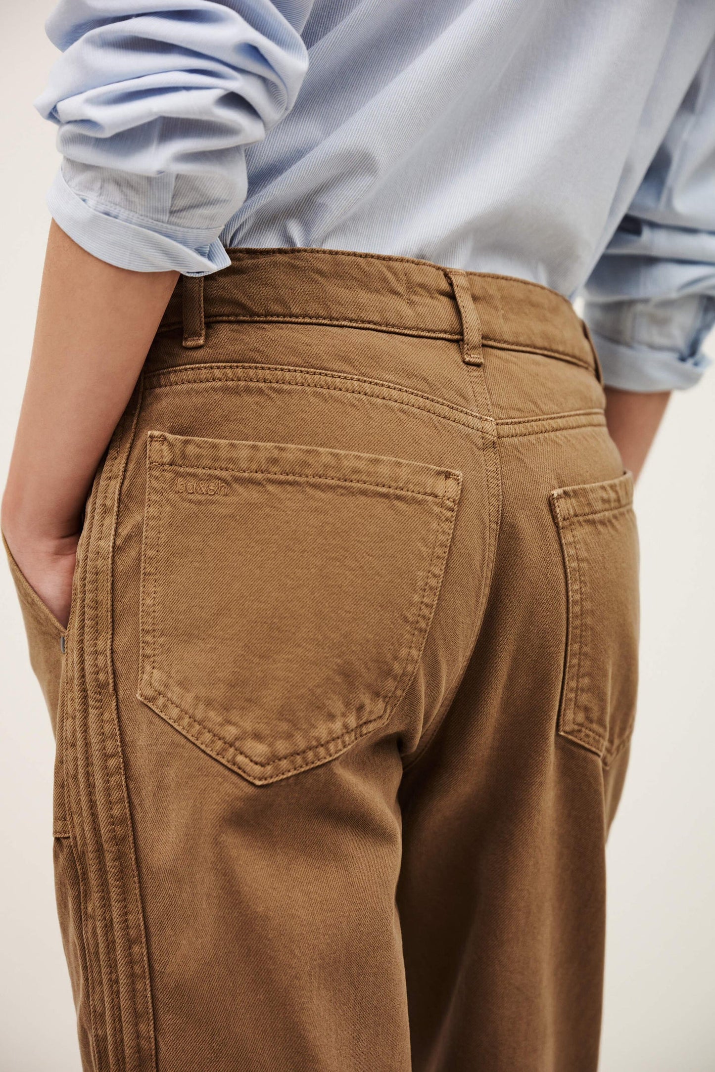ba&sh Carrot Leg Pants Cali Brown