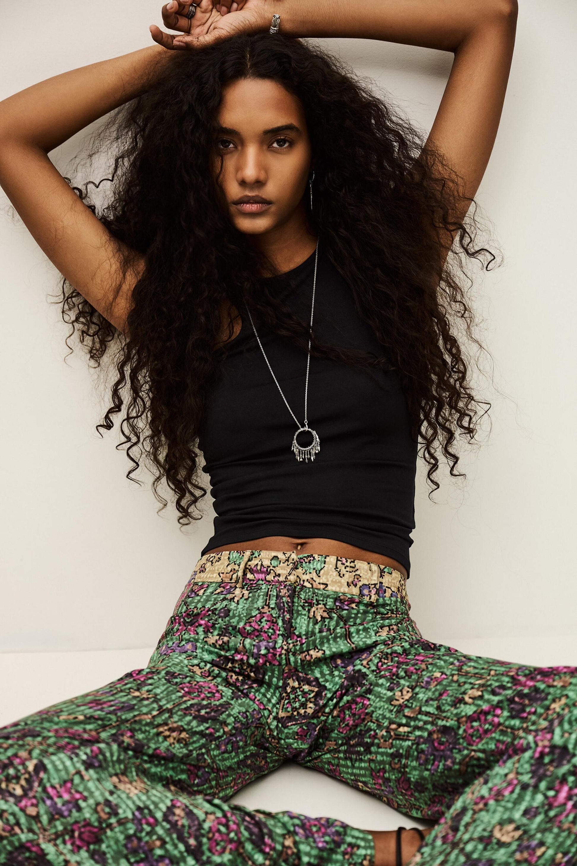 ba&sh Wide-Leg Pants Pali Green