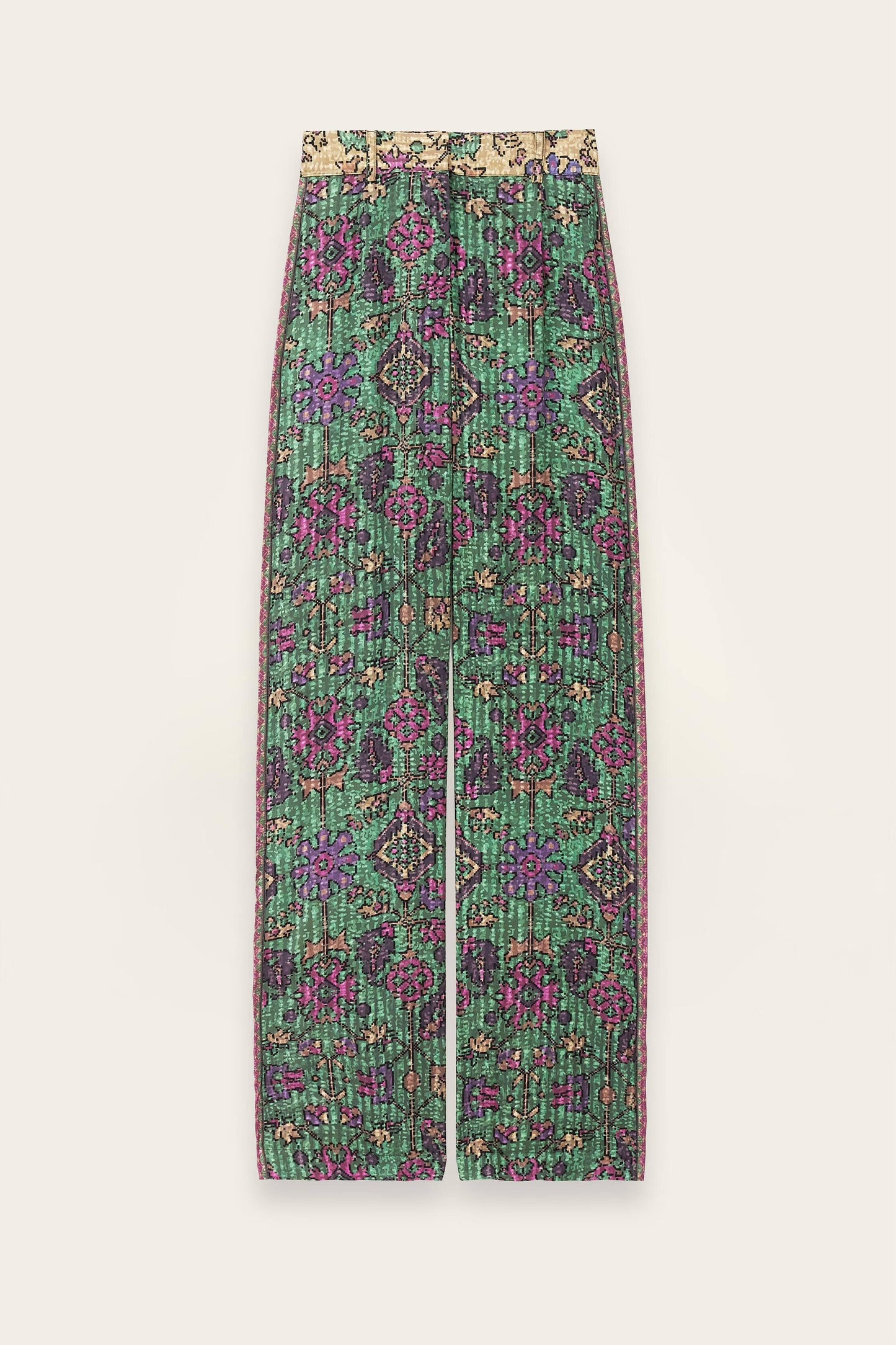 ba&sh Wide-Leg Pants Pali Green