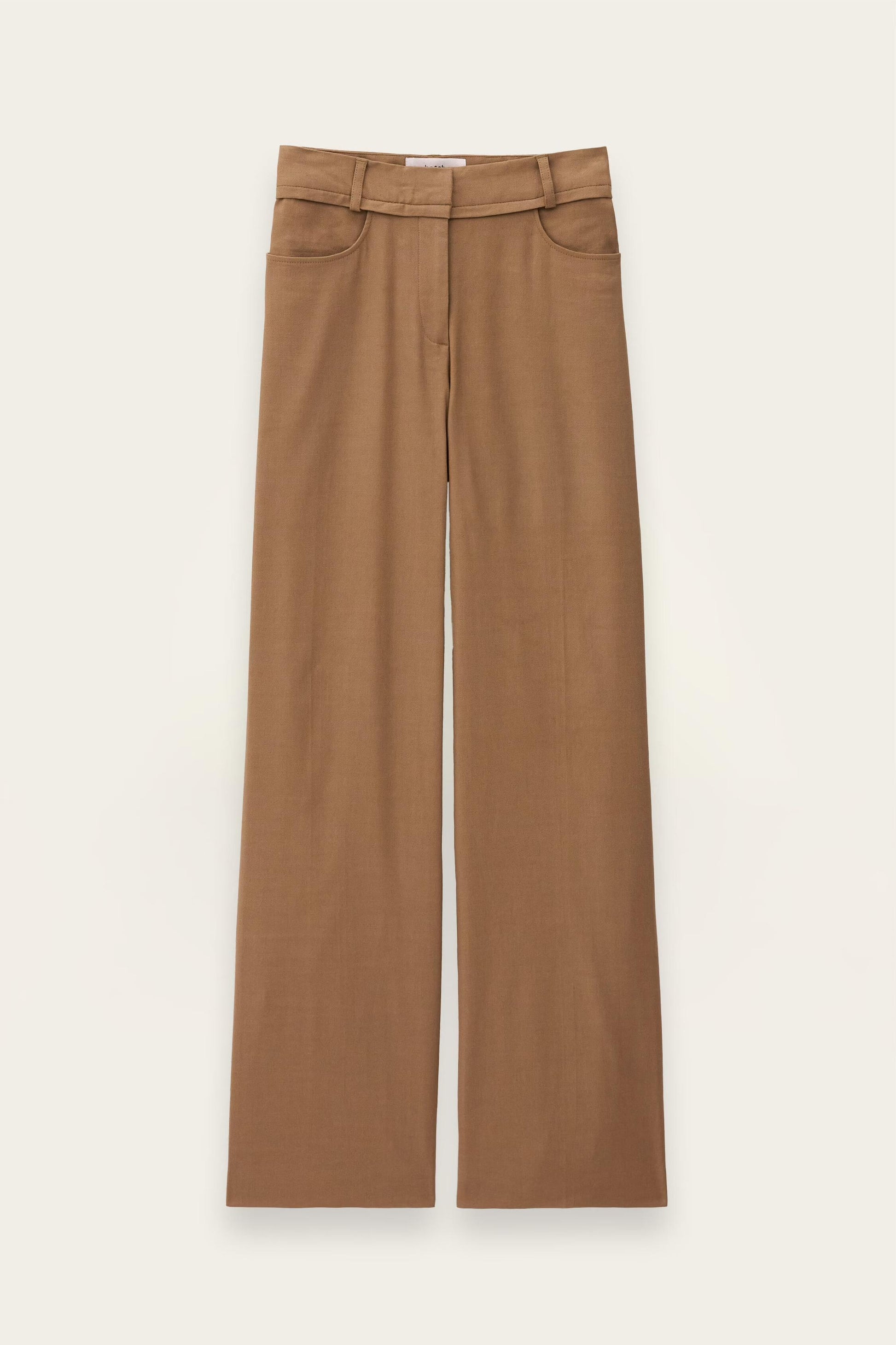 ba&sh Straight Cut Pants Cista Brown