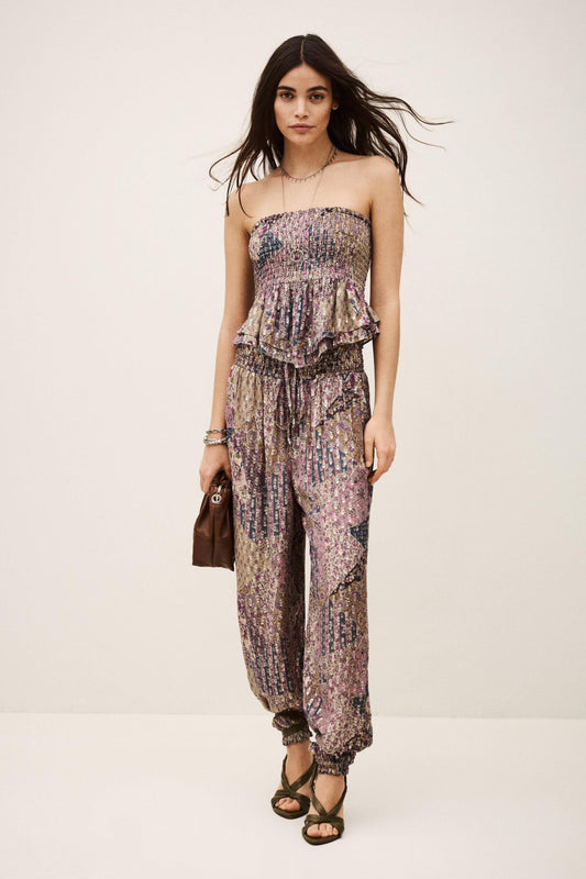 ba&sh Wide-Leg Pants Parsy Pink