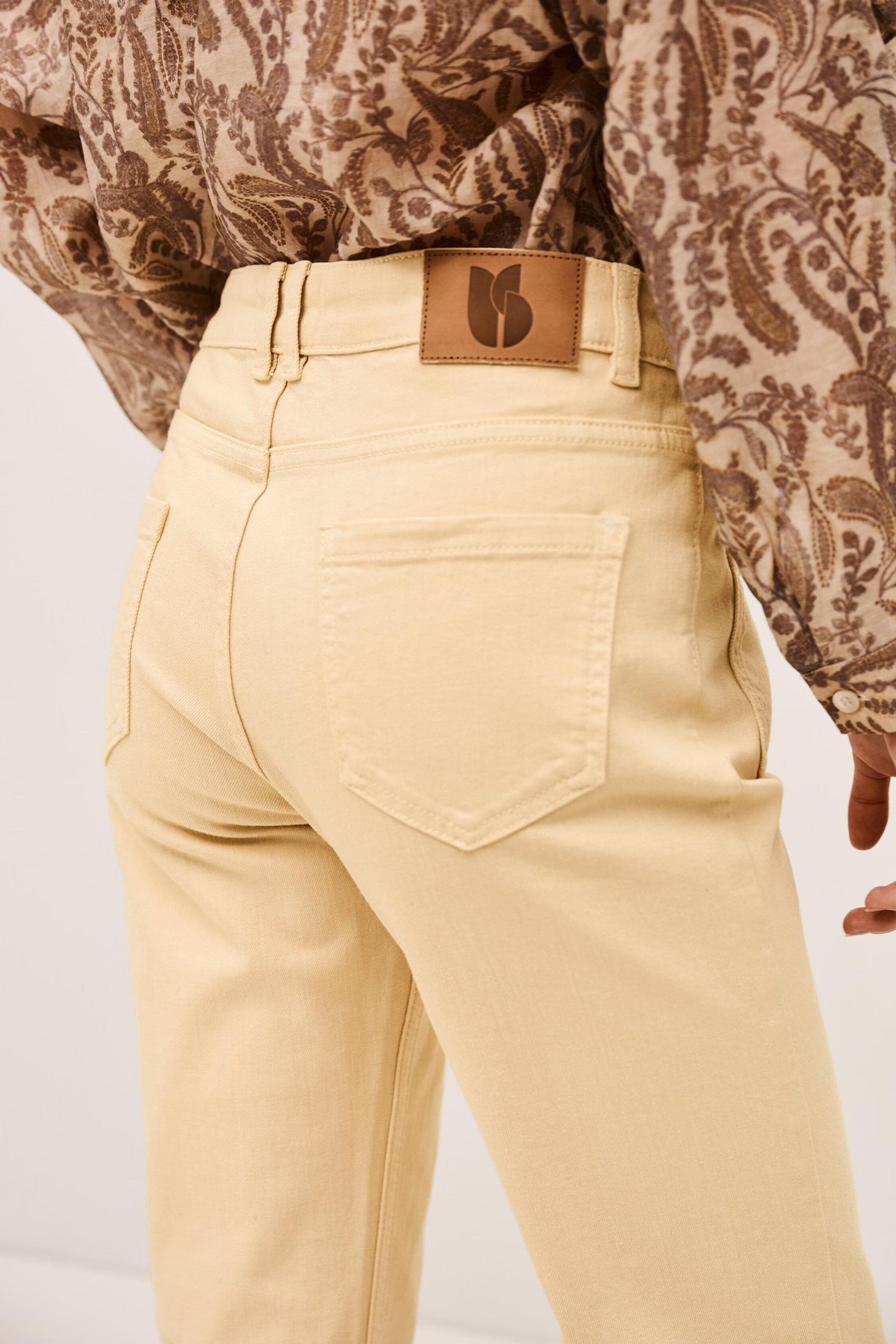 ba&sh Flare Jeans Rafa Yellow