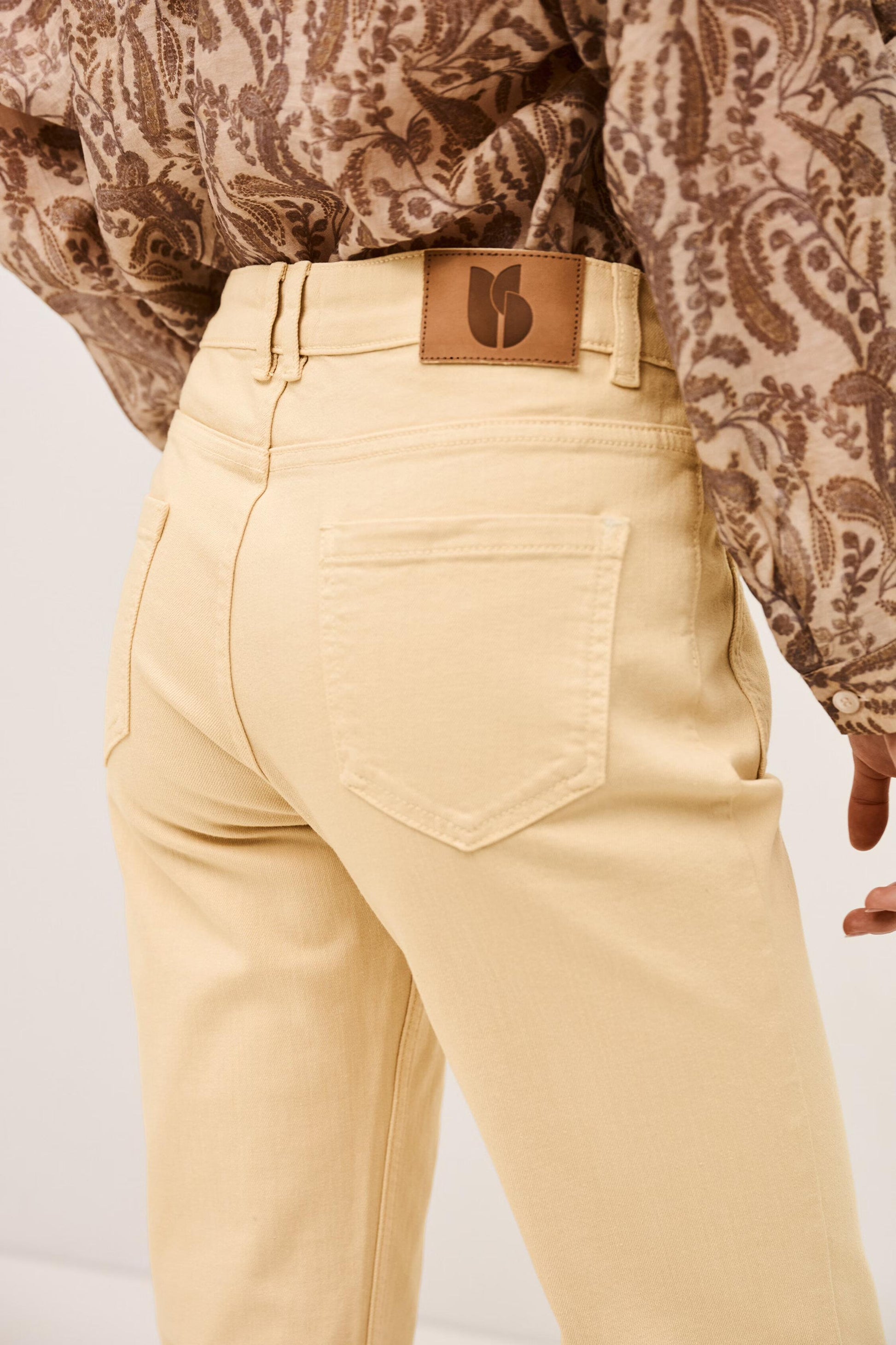ba&sh Flare Jeans Rafa Yellow