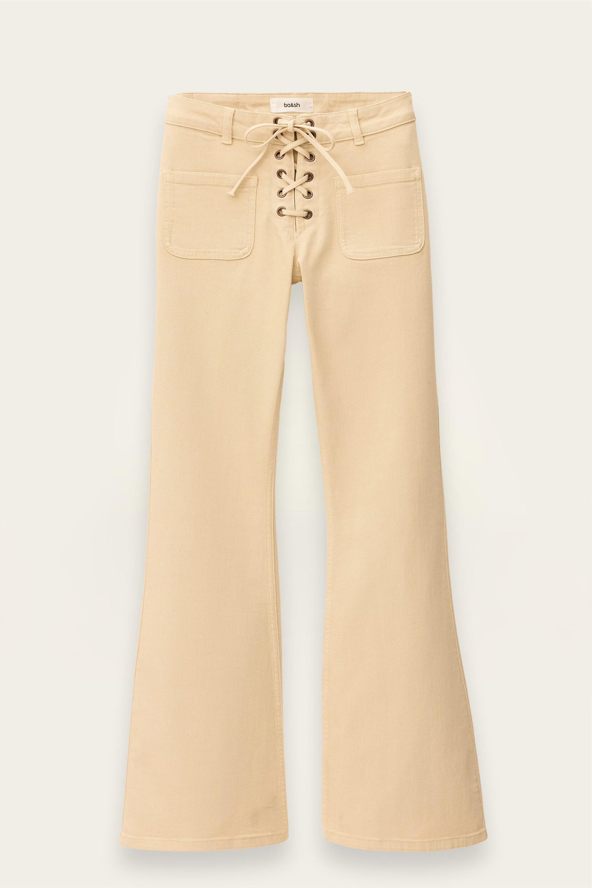 ba&sh Flare Jeans Rafa Yellow