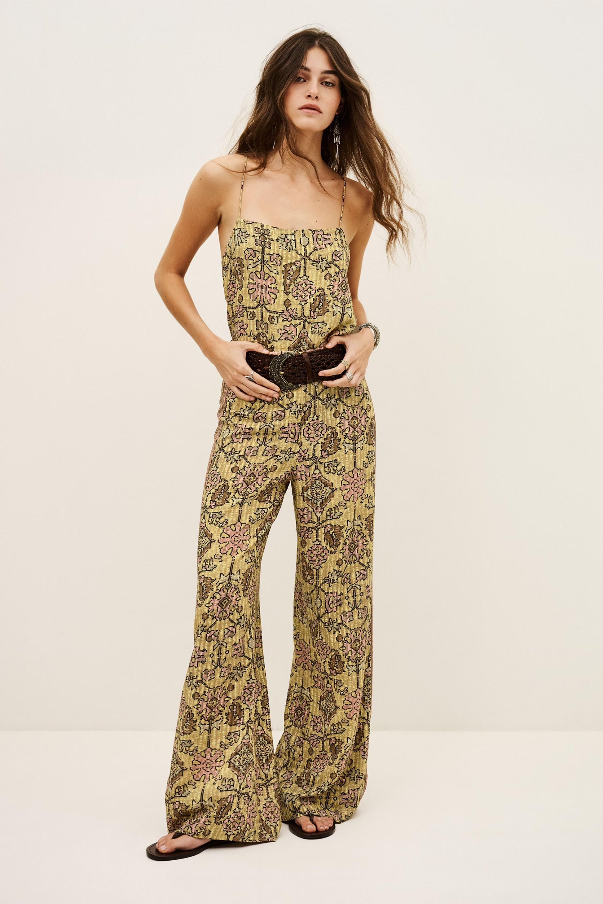 ba&sh Wide-Leg Pants Pali Yellow