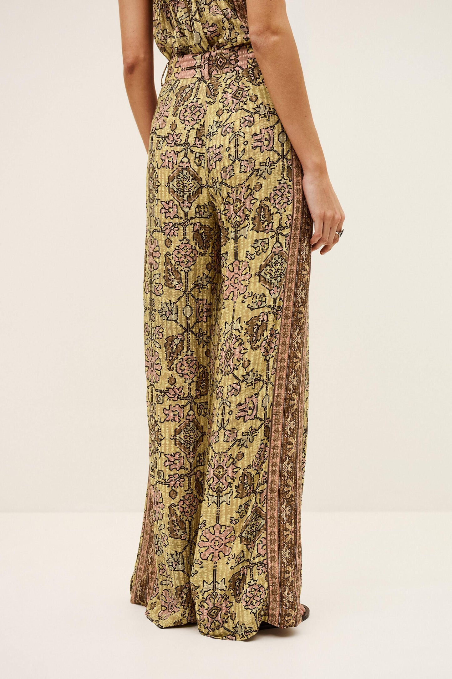 ba&sh Wide-Leg Pants Pali Yellow