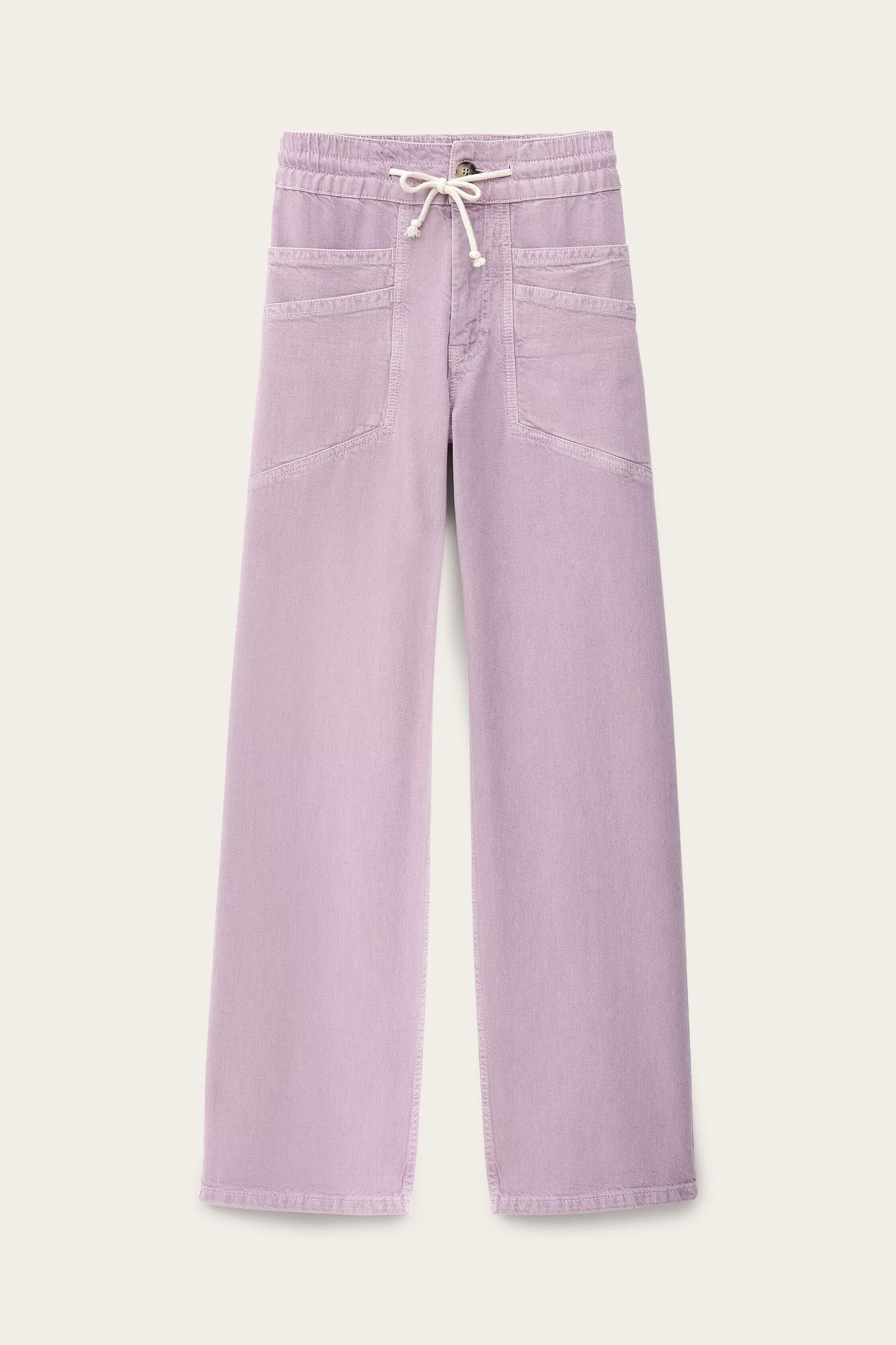ba&sh Wide-Leg Pants Fima Purple