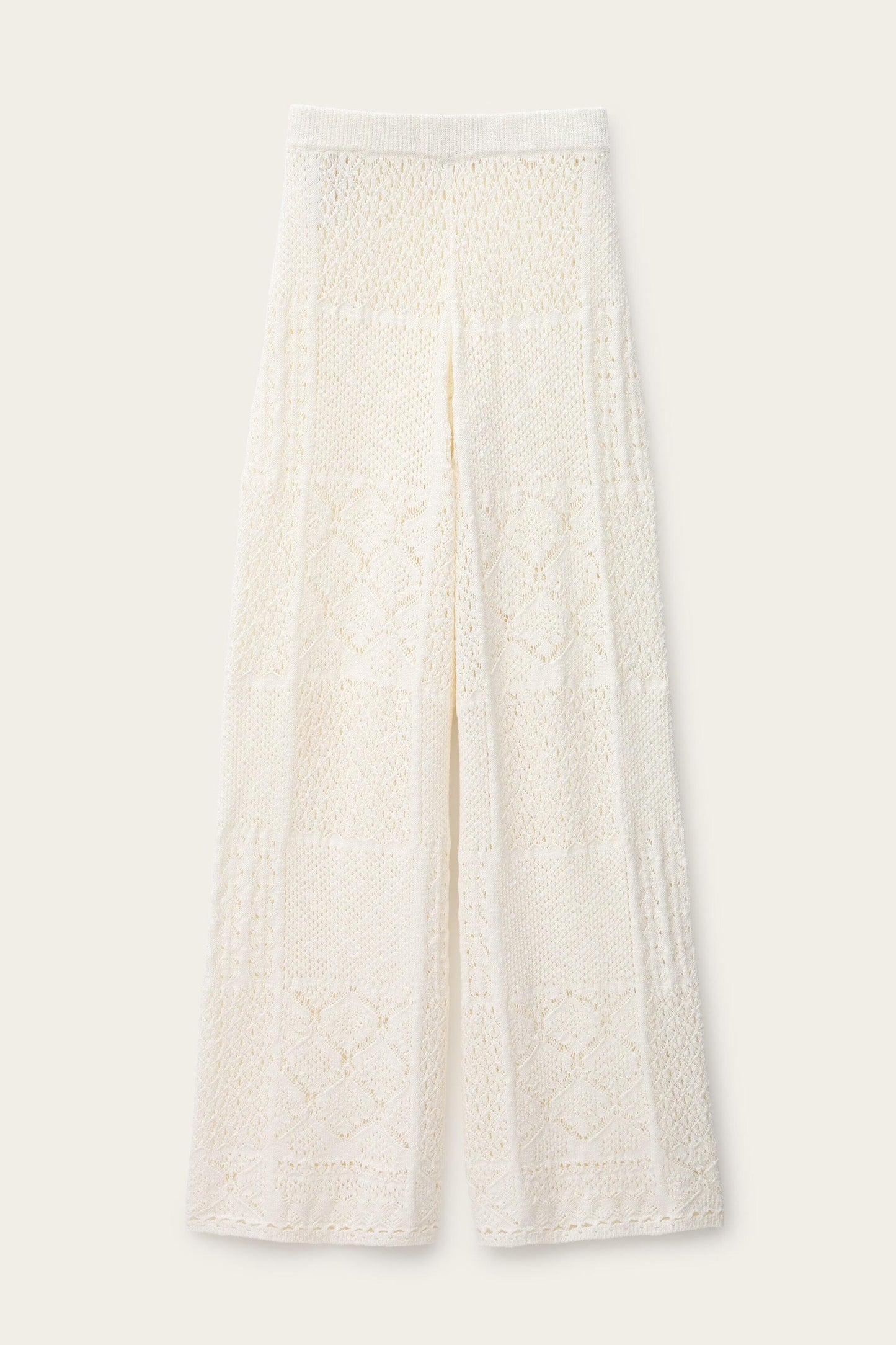 ba&sh Pointelle Stitch Pants Santy Off-White