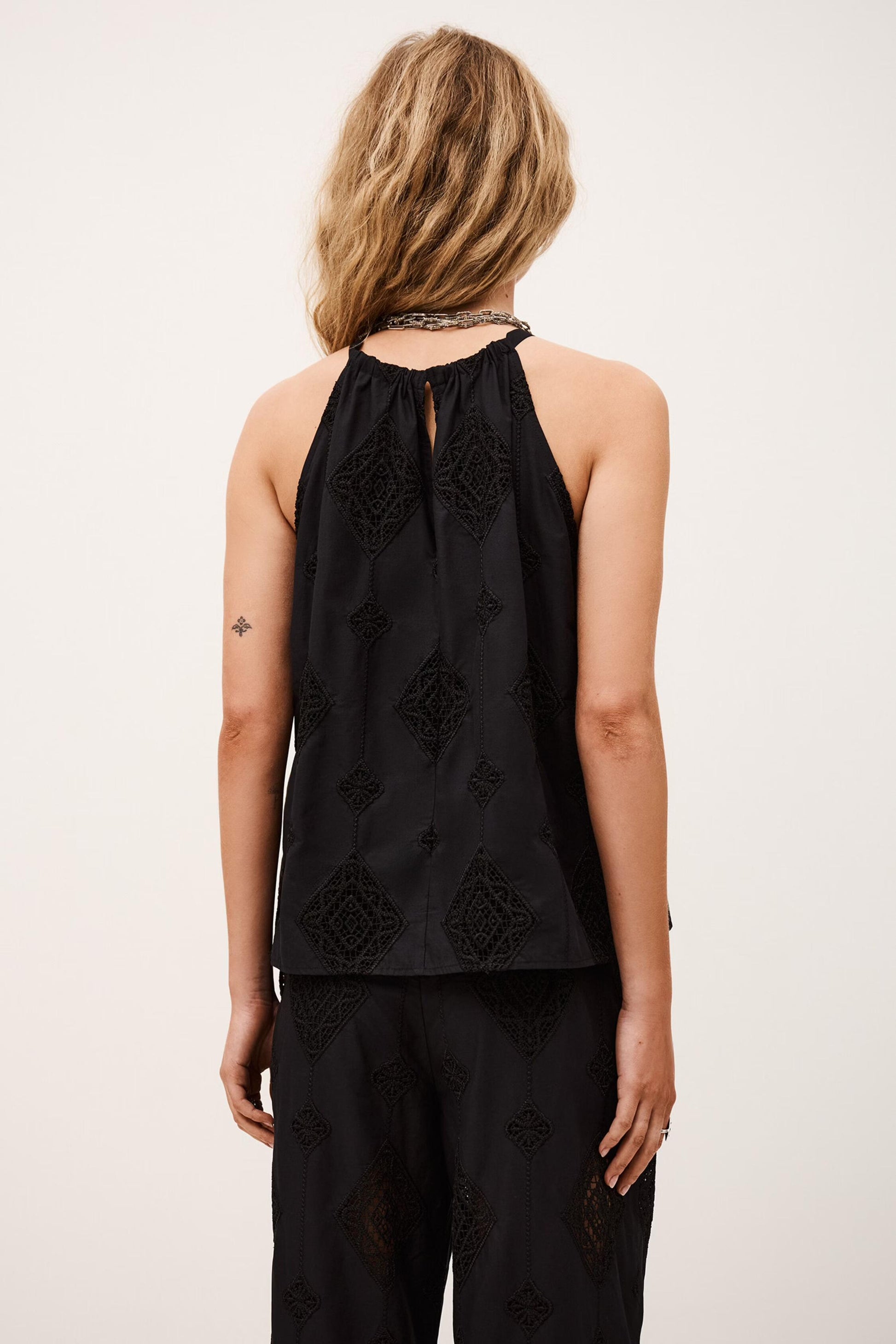 ba&sh Wide-Leg Pants Mike Black