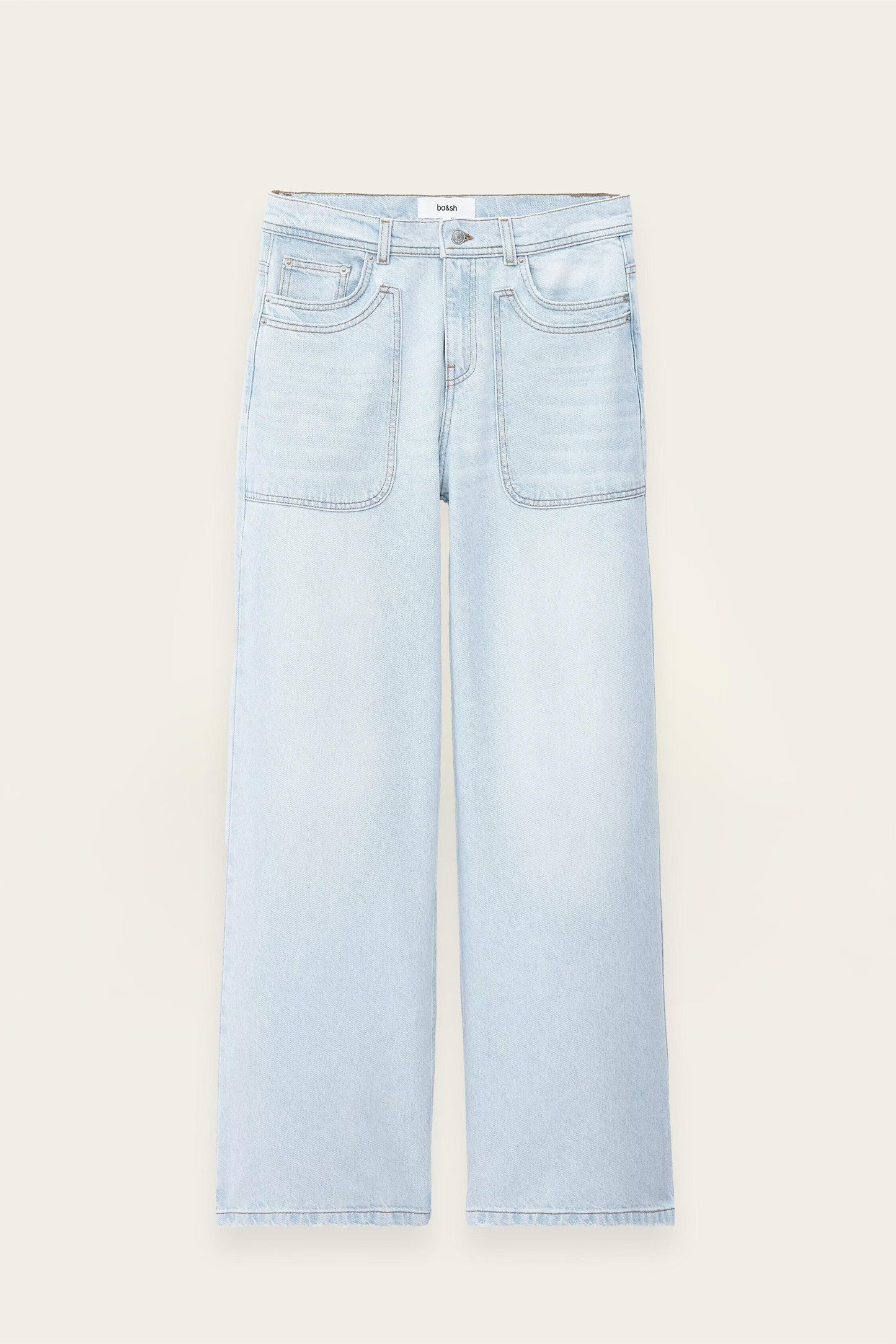 ba&sh Straight Leg Jeans Zoel Blue