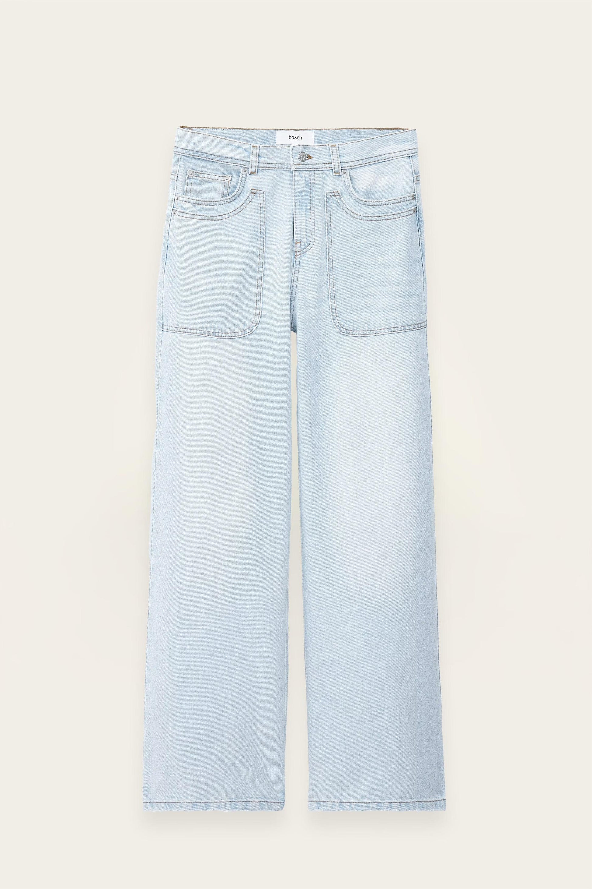 ba&sh Straight Leg Jeans Zoel Blue