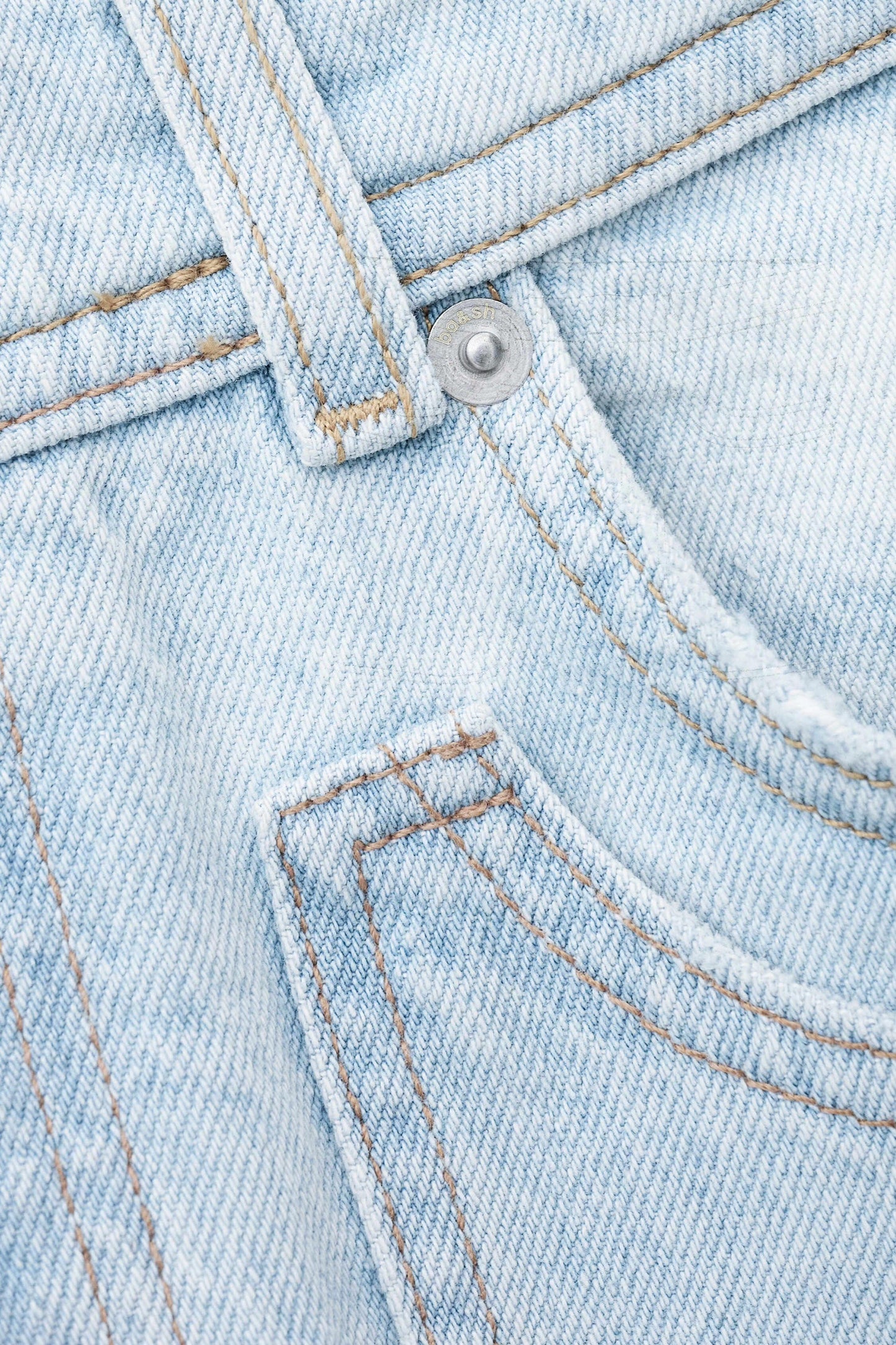 ba&sh Straight Leg Jeans Zoel Blue