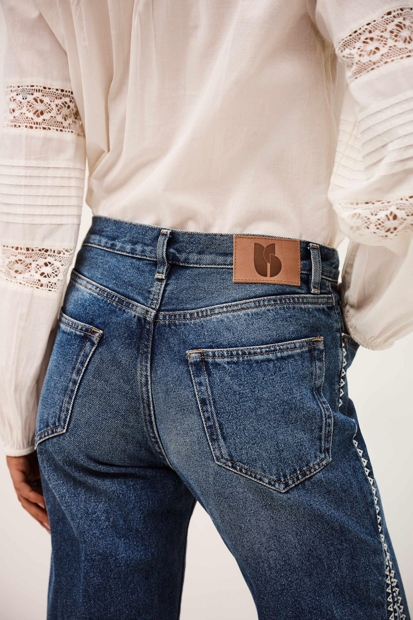 ba&sh Flare Jeans Vivy Blue
