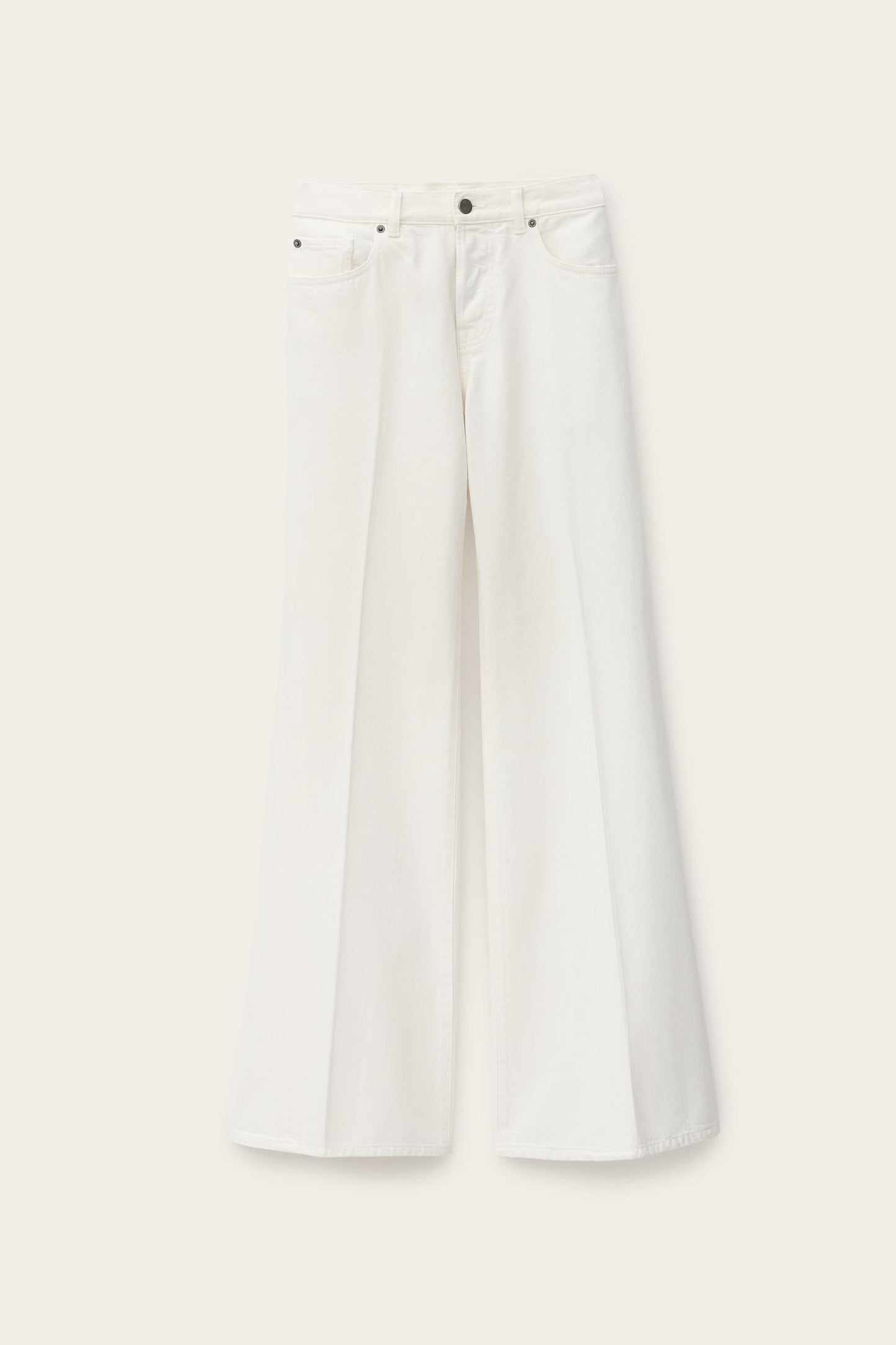 ba&sh Flare Jeans Badou Off-White
