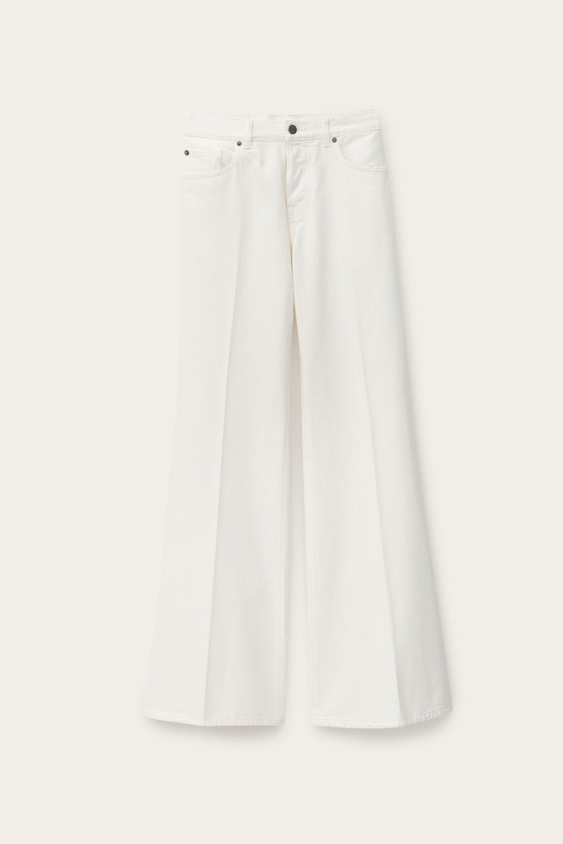 ba&sh Flare Jeans Badou Off-White