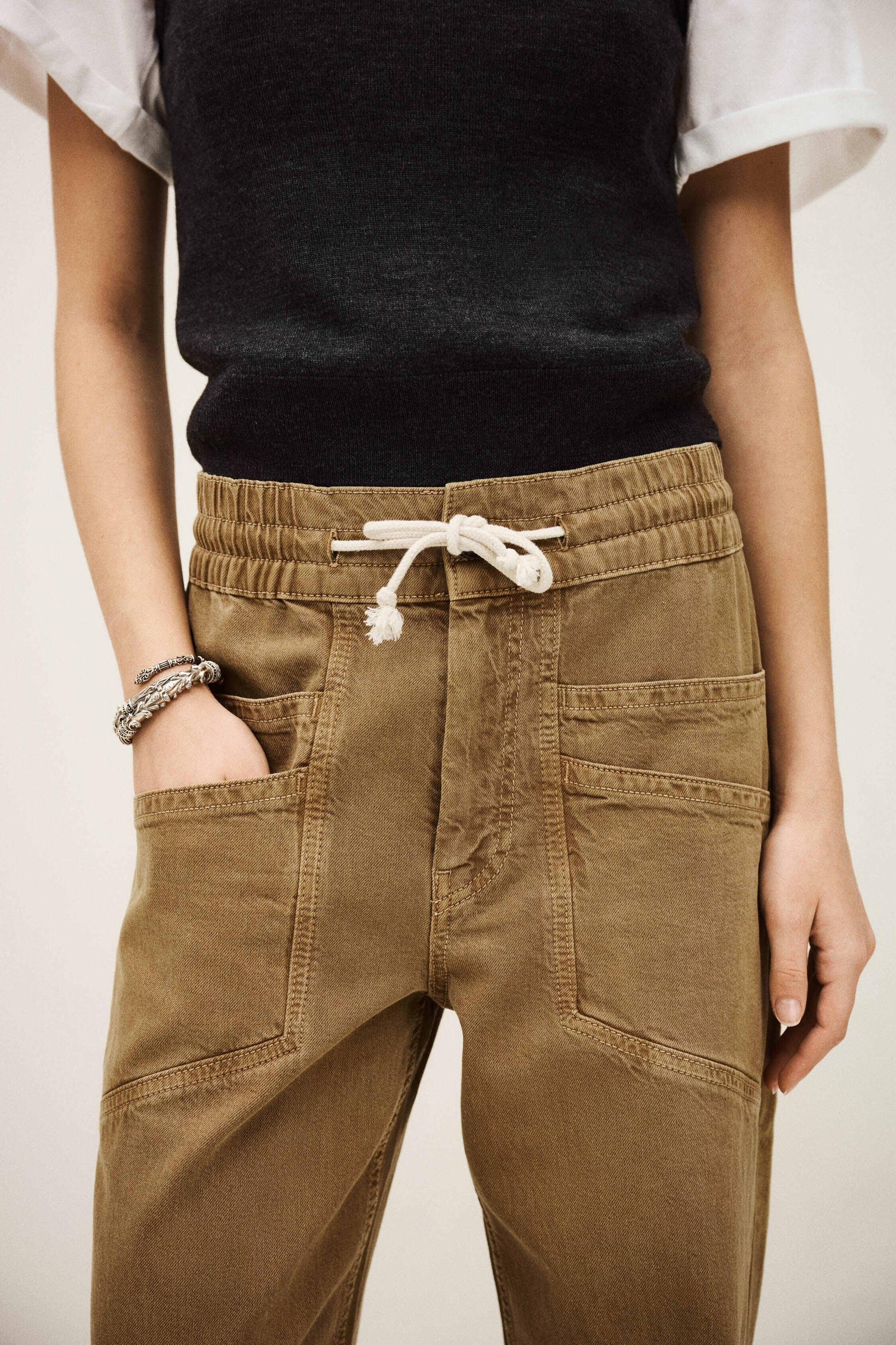 ba&sh Wide-Leg Pants Fima Brown
