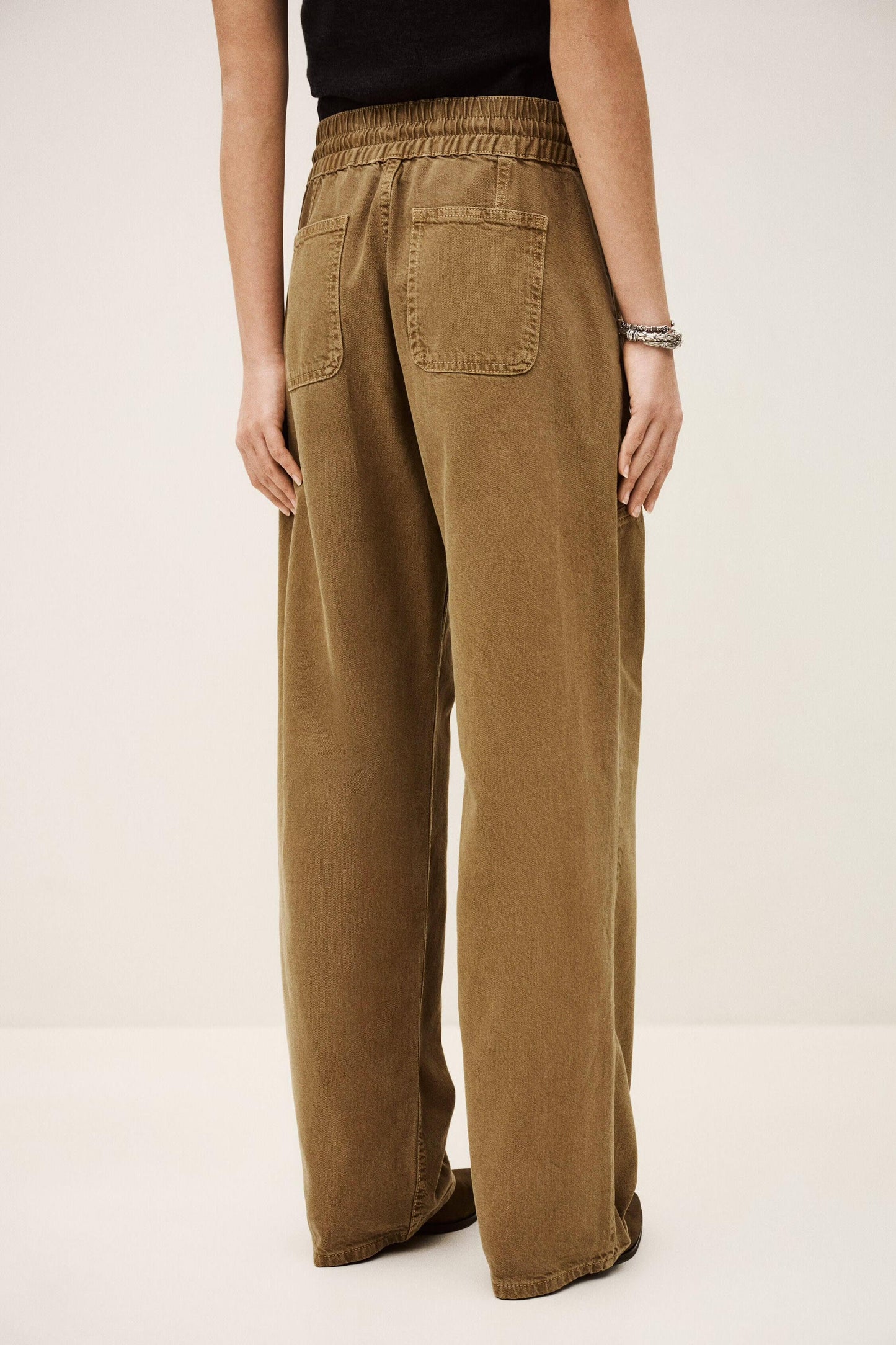 ba&sh Wide-Leg Pants Fima Brown