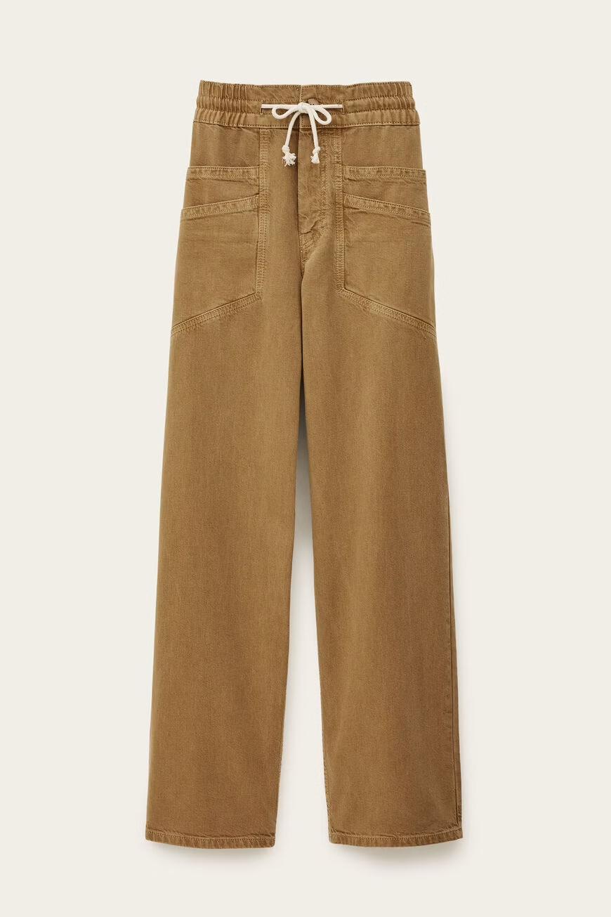 ba&sh Wide-Leg Pants Fima Brown